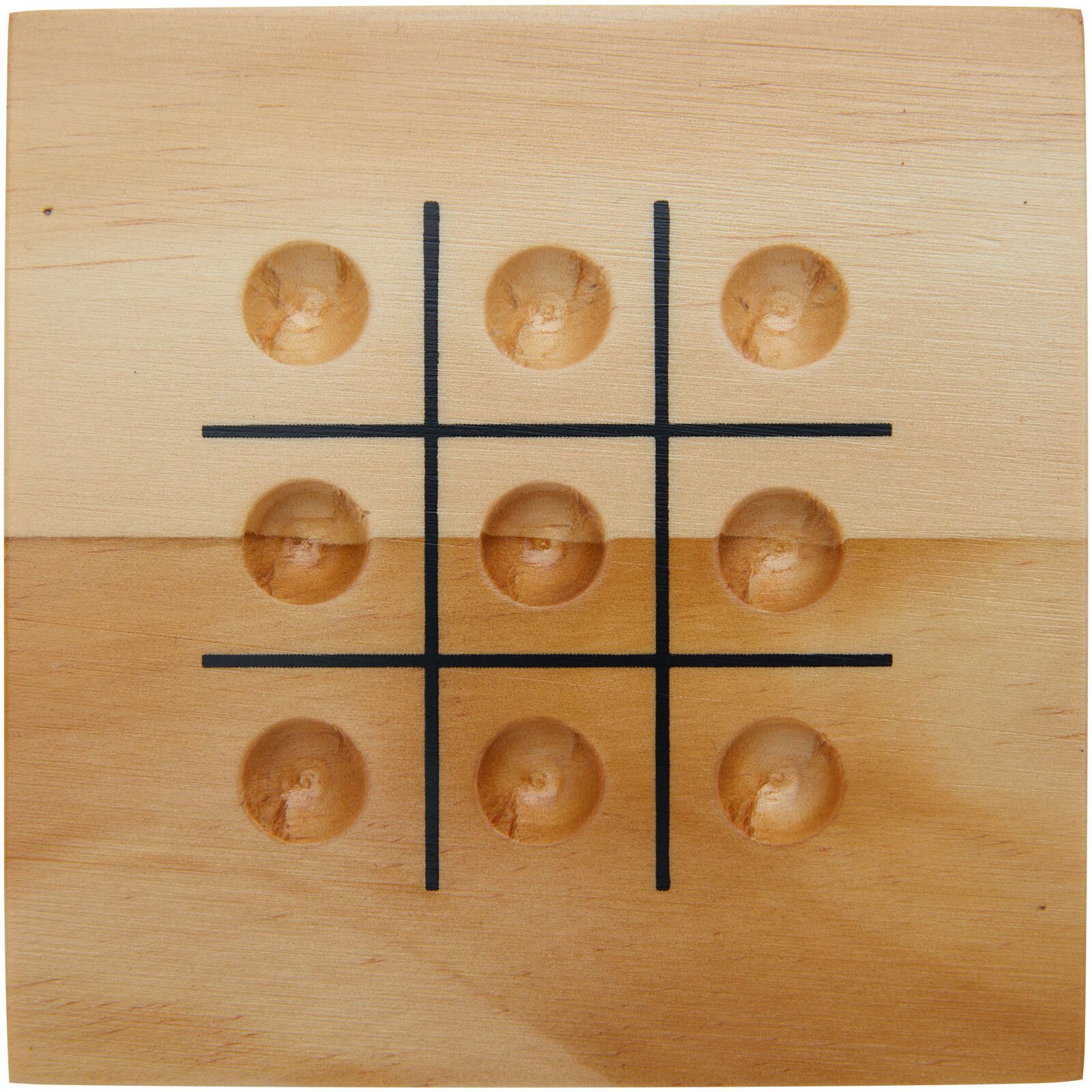 Strobus Tic-Tac-Toe Spiel aus Holz - natur-230