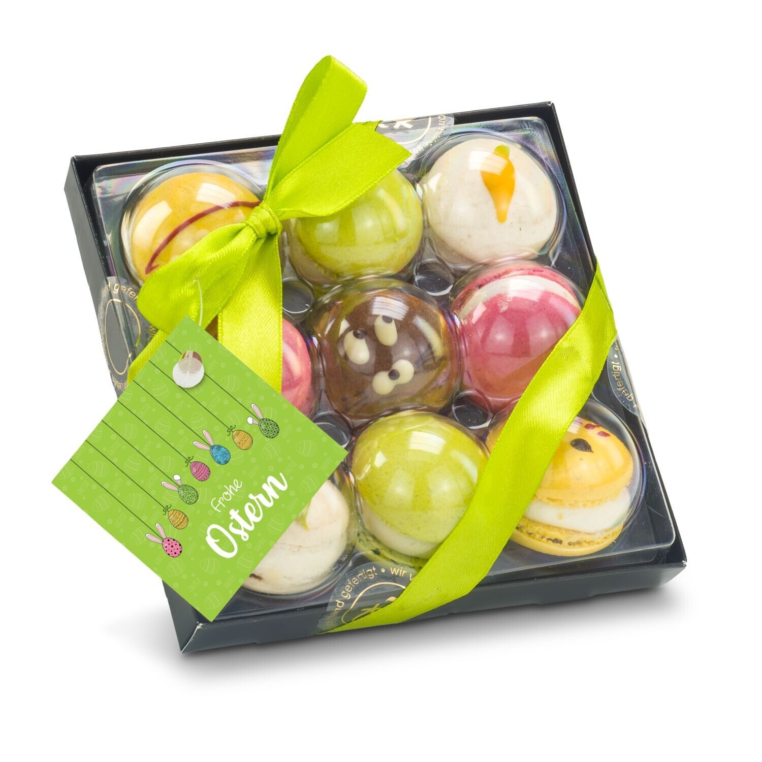 Bunte Oster-Macarons, 90 g-985