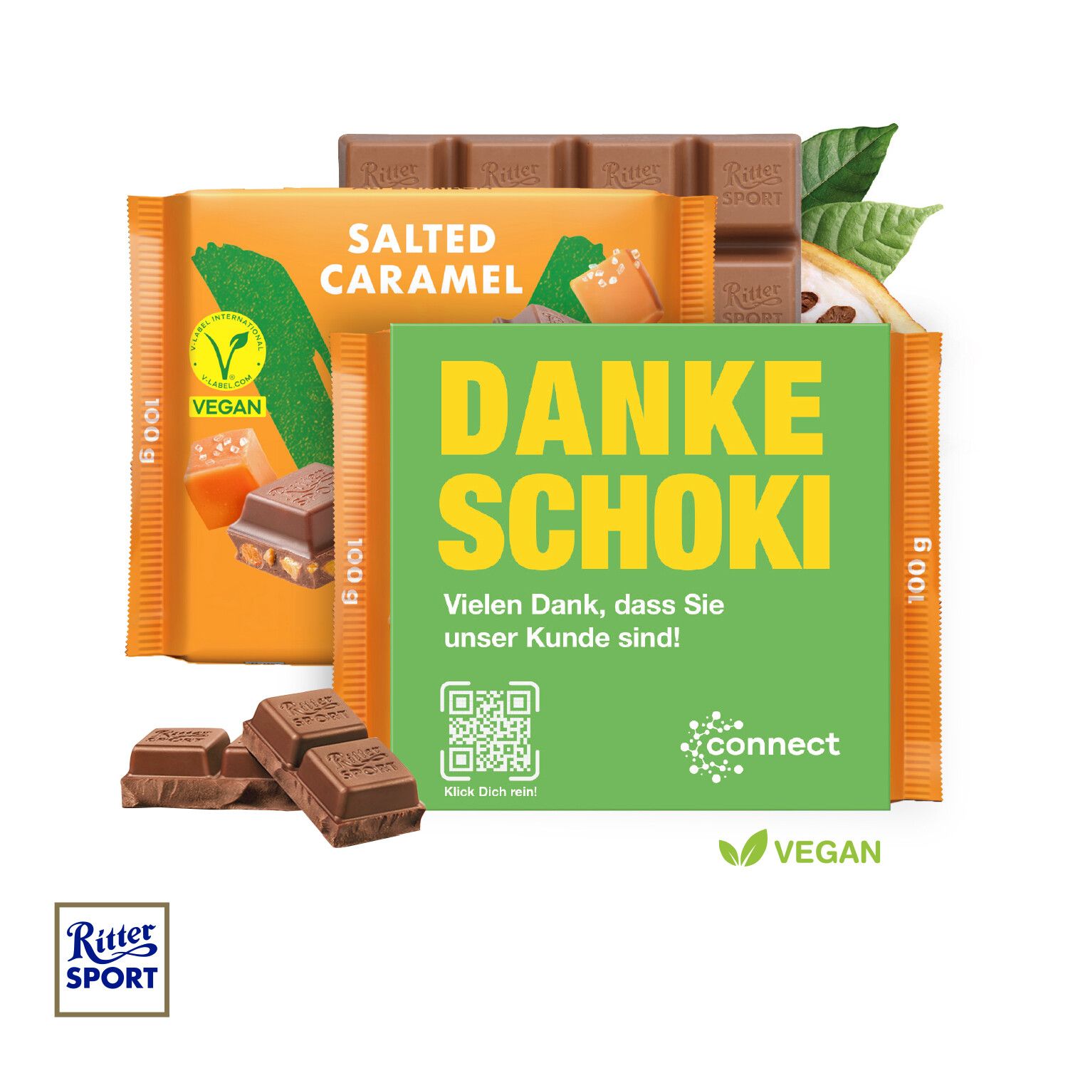 Ritter Sport "Vegan" mit Werbebanderole-131