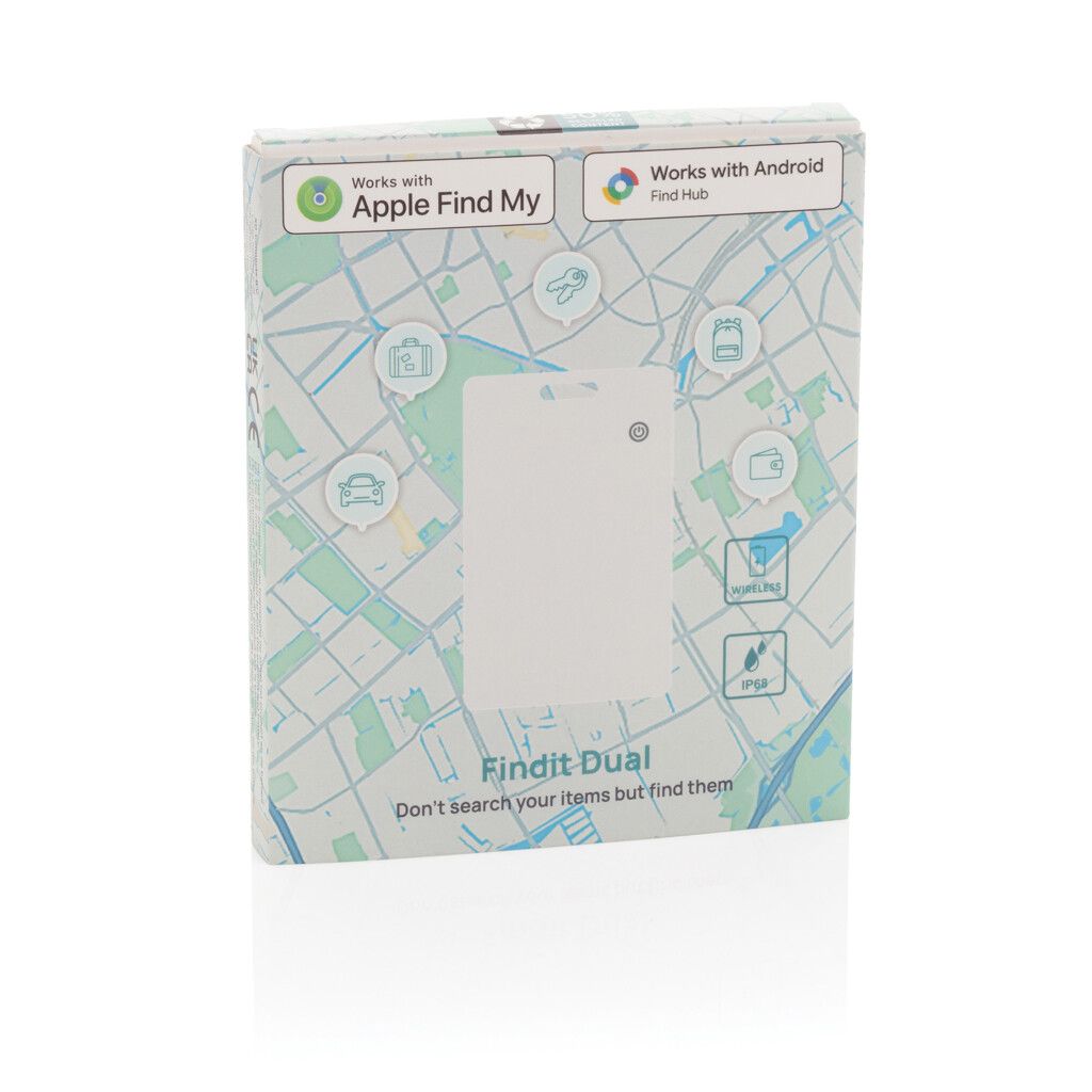 Findit Dual aufladebare RCS Ultra-Thin-Finder-Card - weiß-426