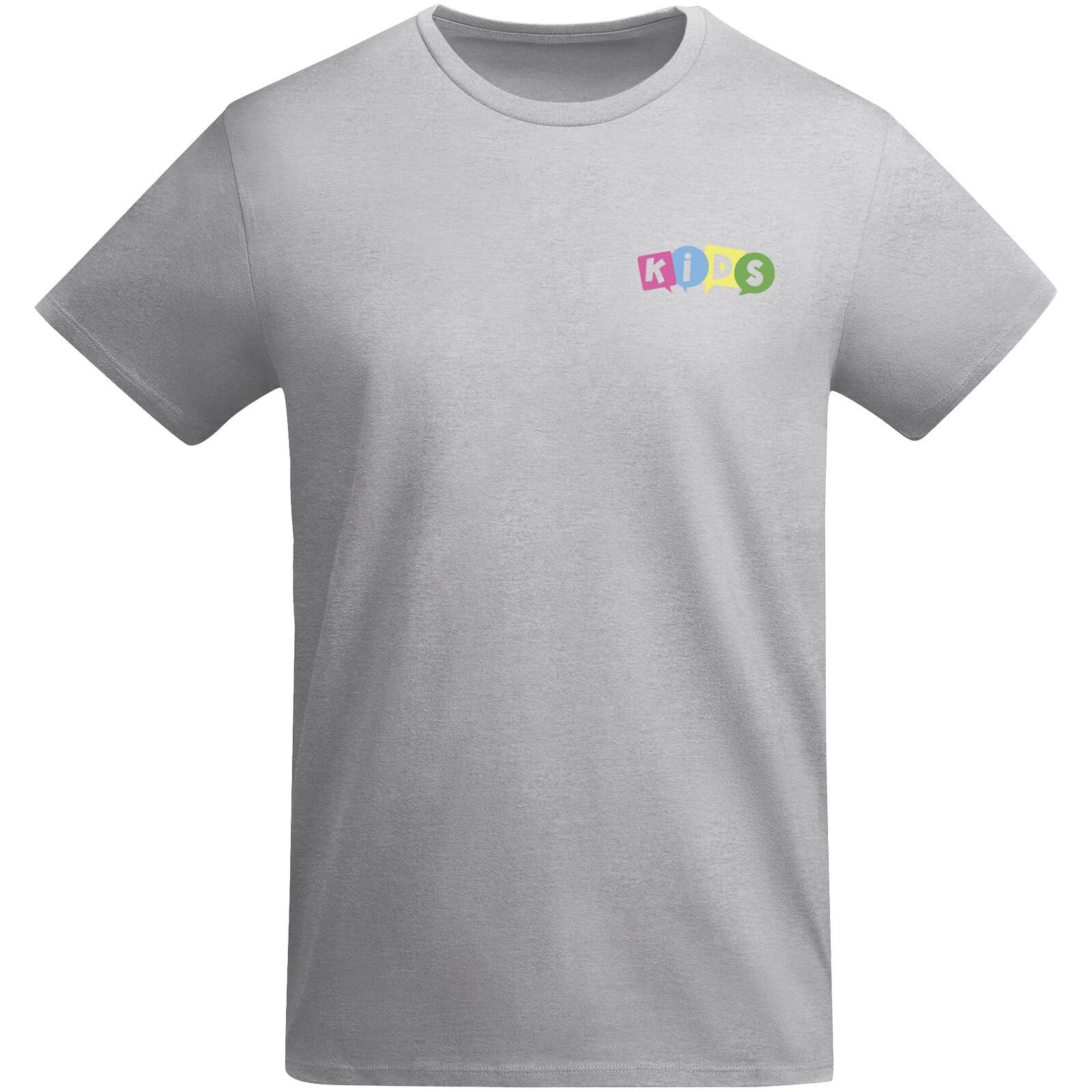 Breda T-Shirt aus Bio-Baumwolle für Kinder - marl grau-912