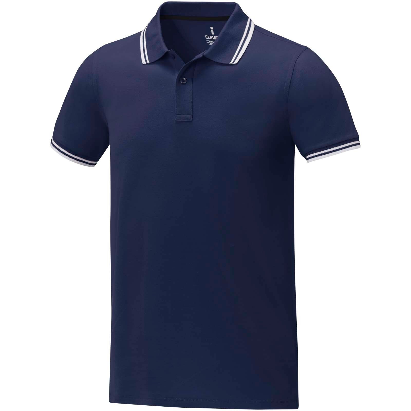 Amarago Polo mit abgesetztem Rand für Herren - navy - XL-414