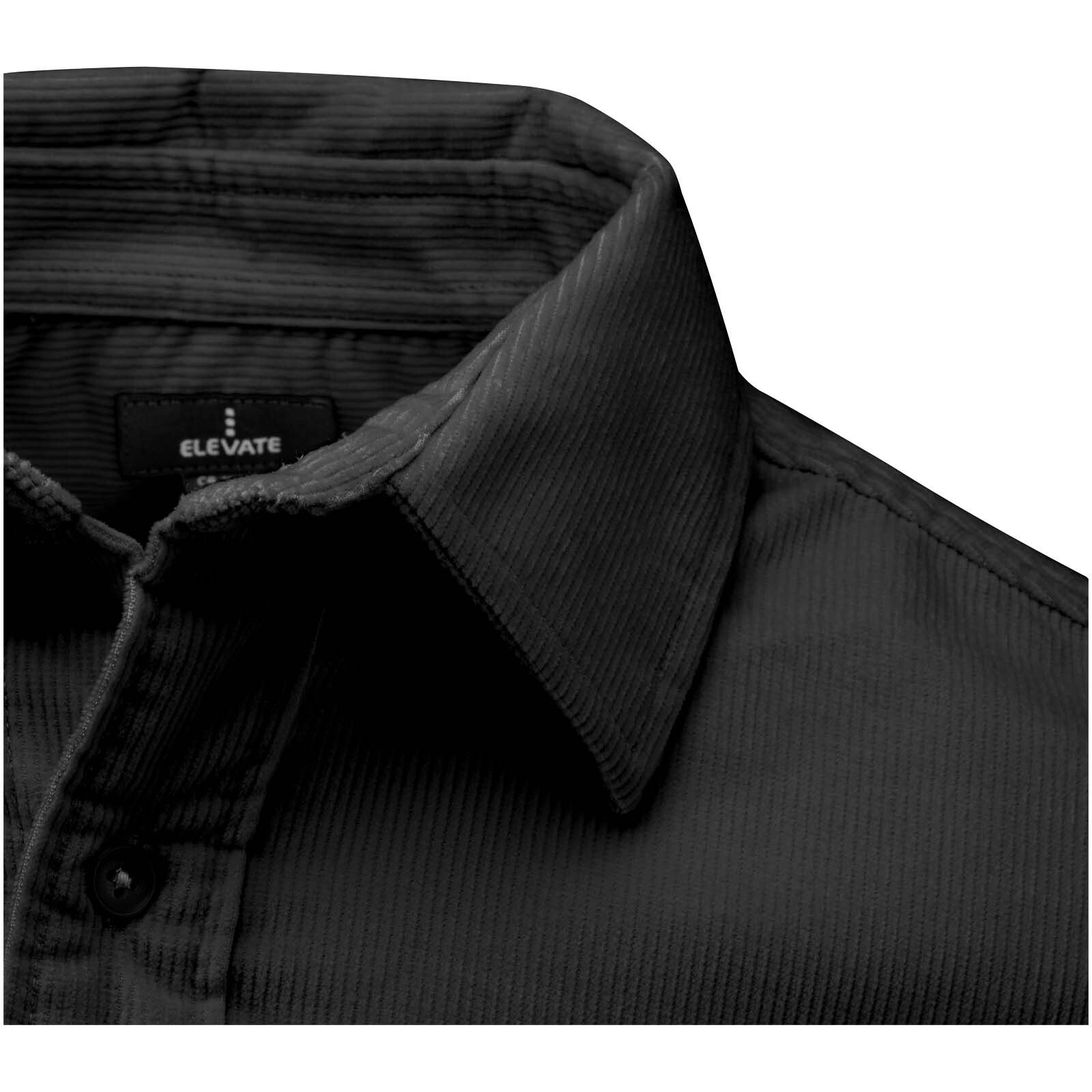 Alum 252 g/m² Hemd aus Cord  - schwarz-150