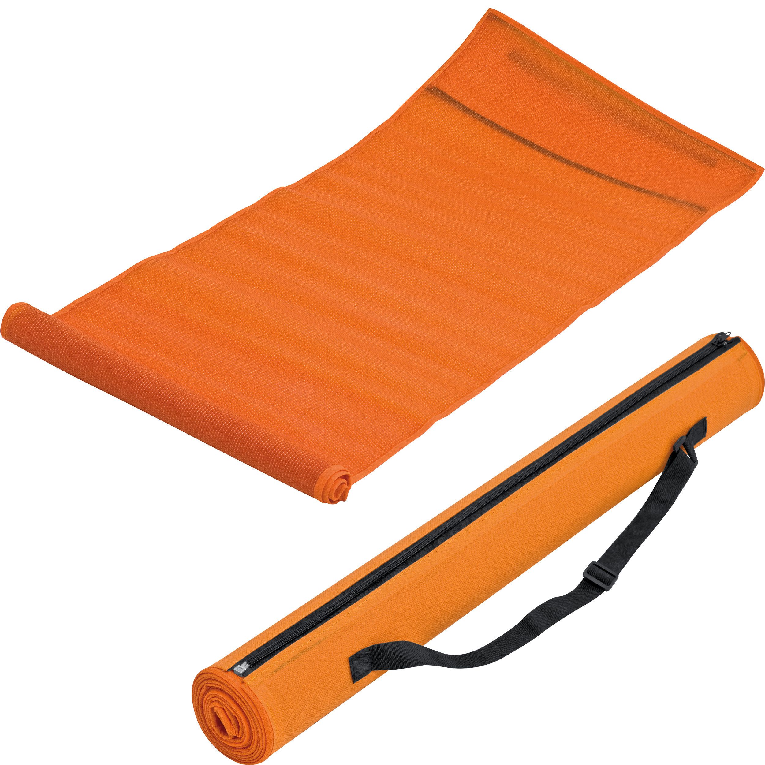 Strandmatte aus wasserabweisendem Kunststoff - orange-803