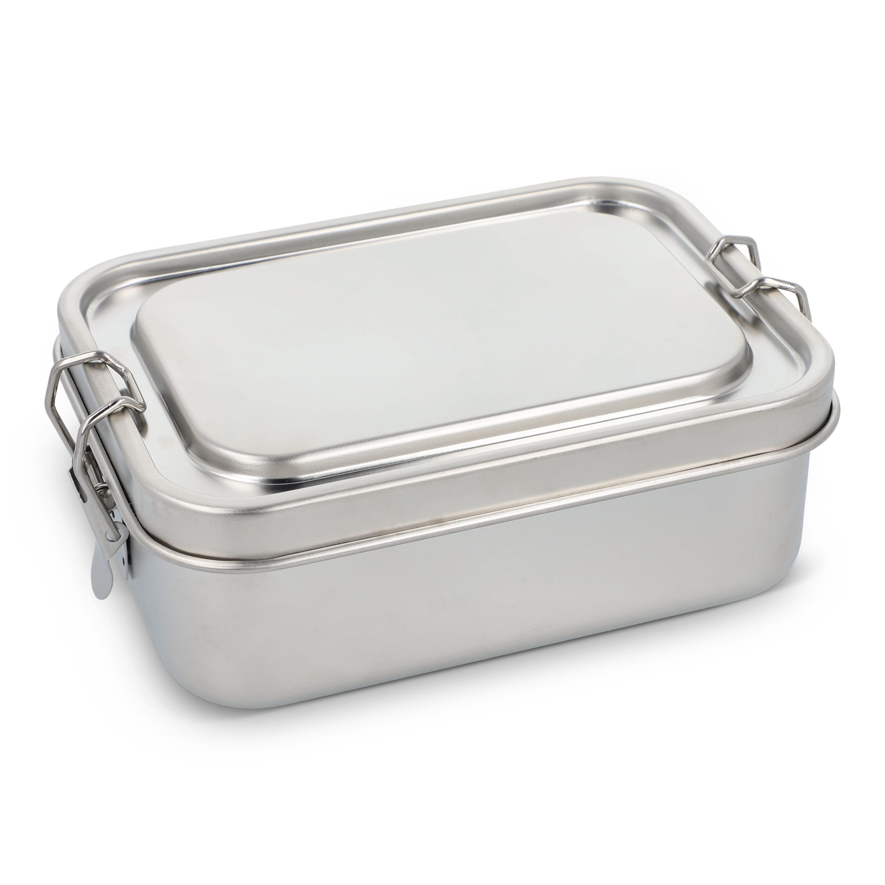 Edelstahl-Brotdose  - silber-563