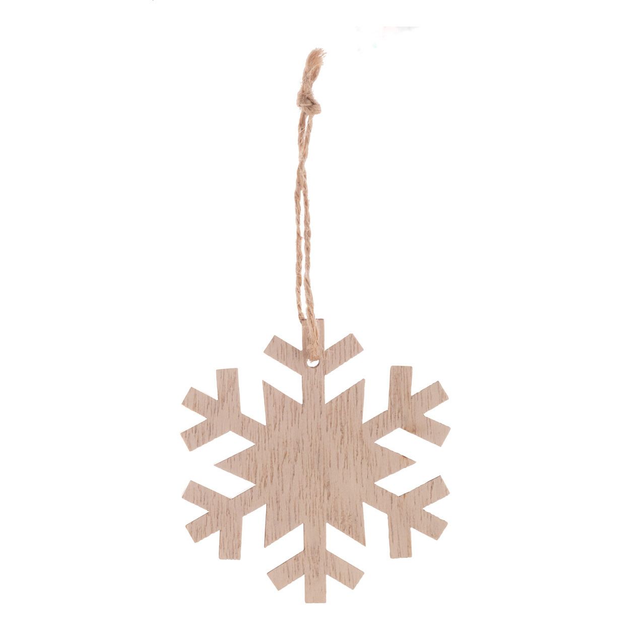 Rosvik Weihnachtsbaum-Anhänger, Schneeflocke - natur-655