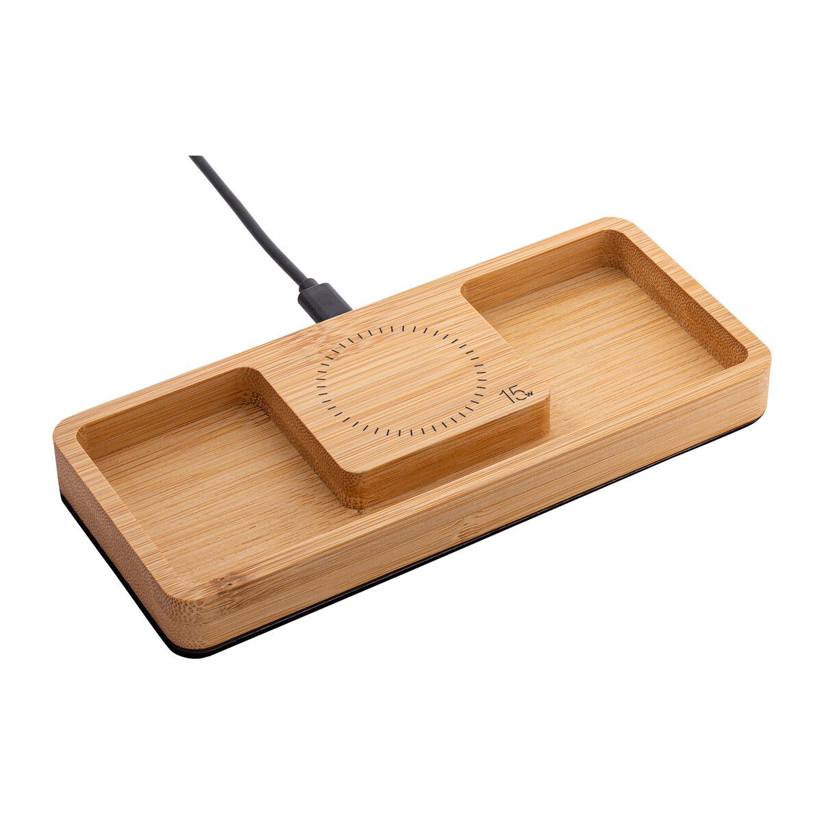 Desktop Organizer mit Wireless Charging BAMBOOCHARGE-932