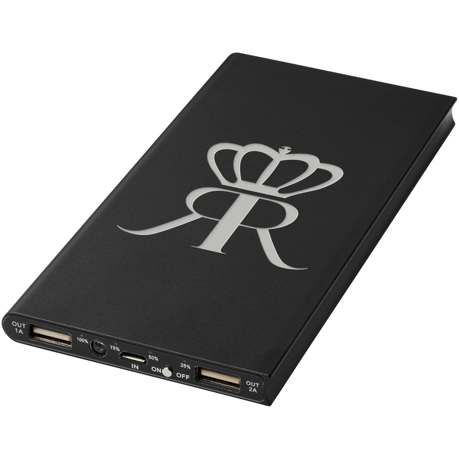 Plate 8000 mAh Aluminium-Powerbank - schwarz-138