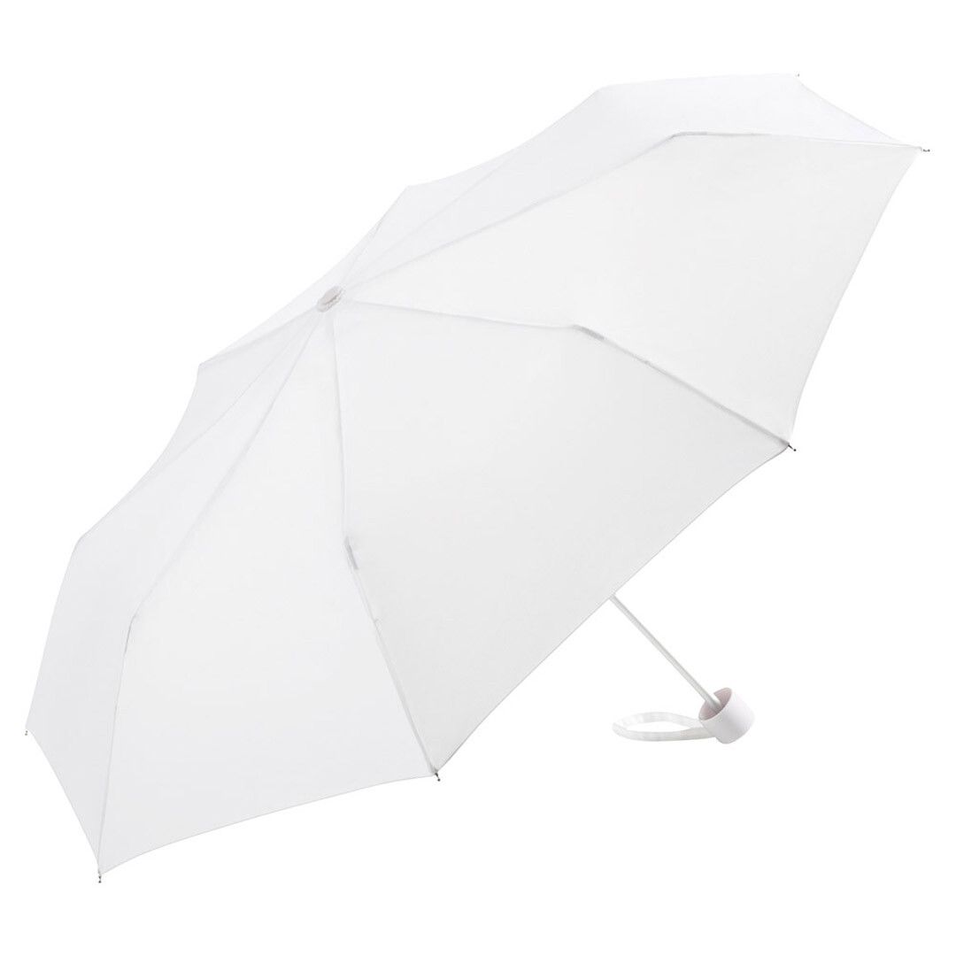Alu-Mini-Taschenschirm Ø90 cm - weiß-226