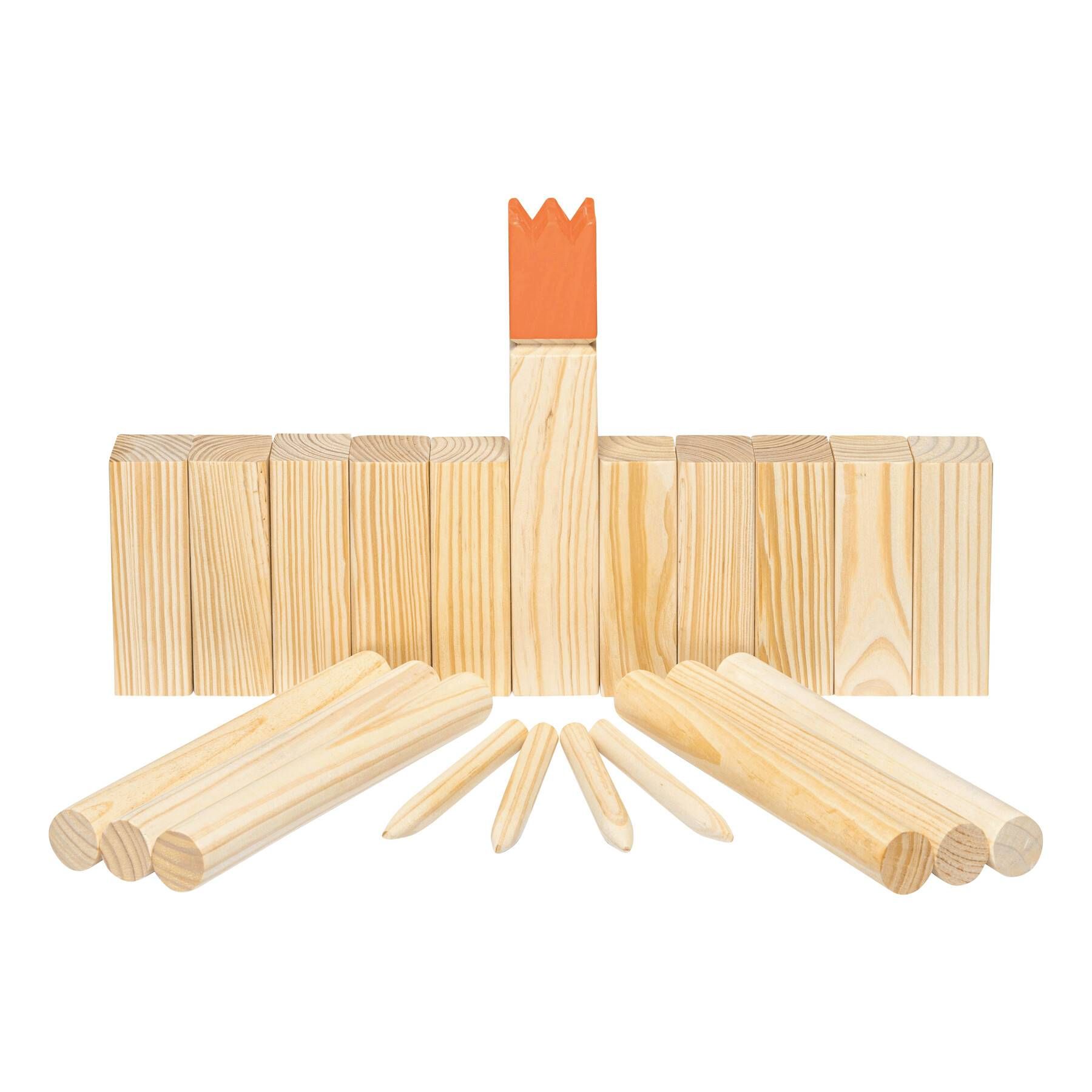 Wikinger Wurfspiel KUBB - braun-293