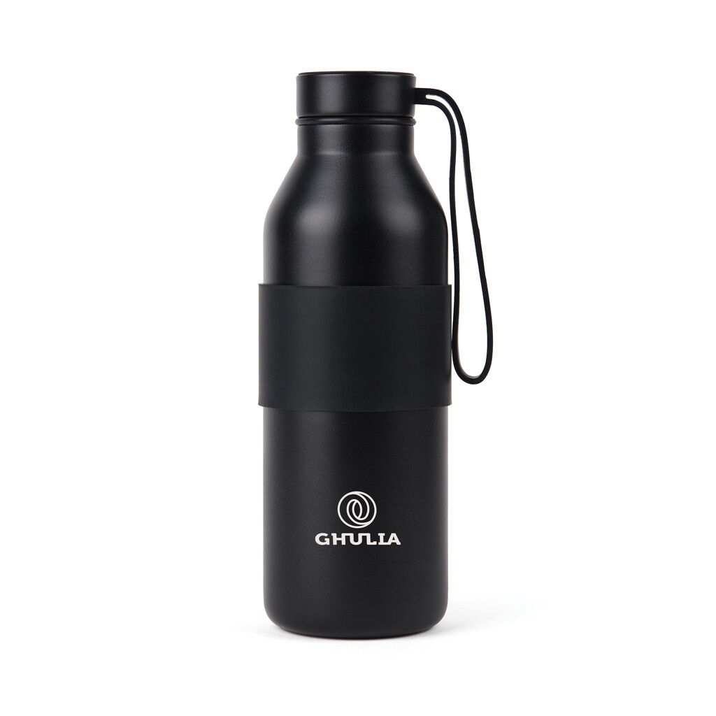 VINGA Niro RCS Stainless-Steel Sling Flasche 500ml - schwarz-956