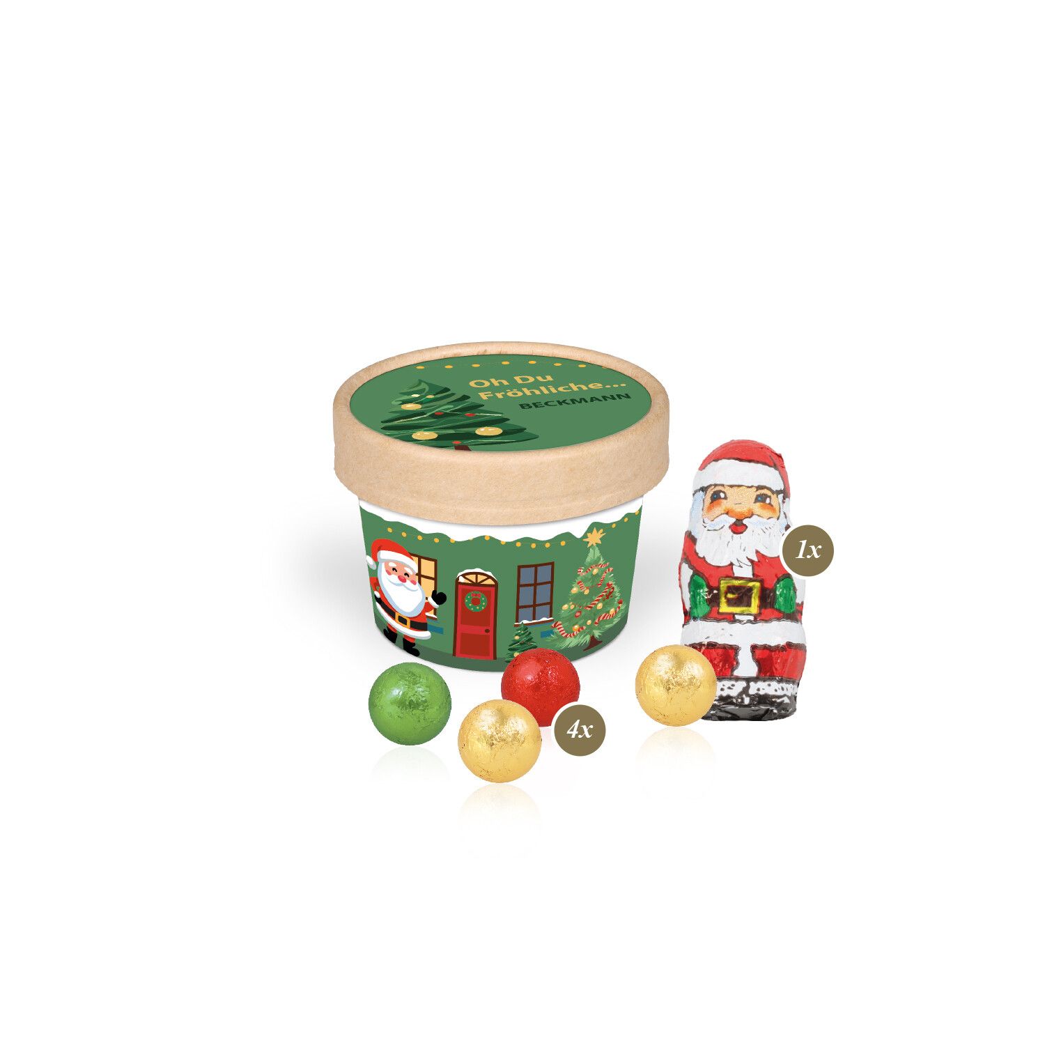 Christmas Paperbox mit Fairtrade Schokolade-126