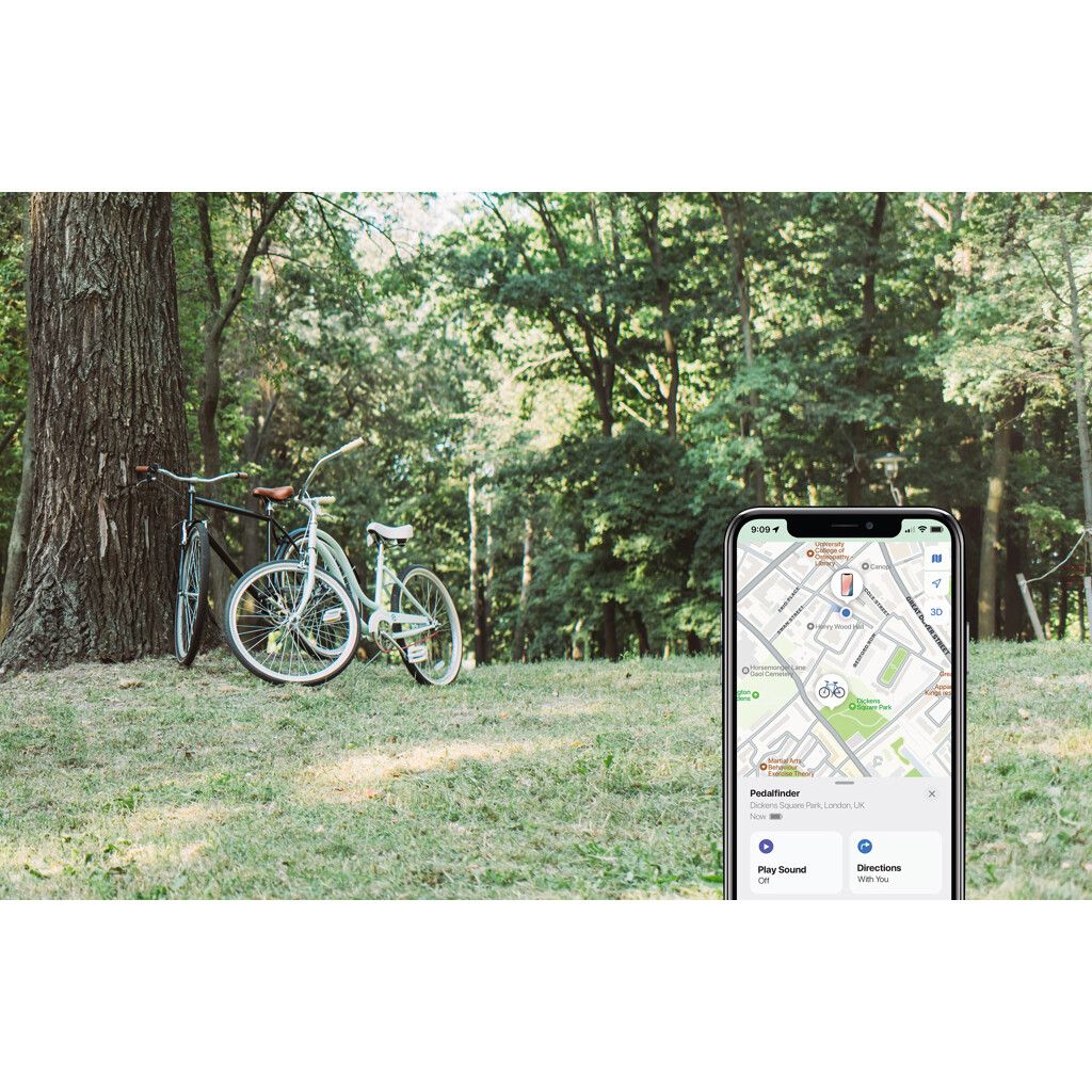 Pedalfinder Fahrradklingel mit weltweiter Ortung - schwarz-94