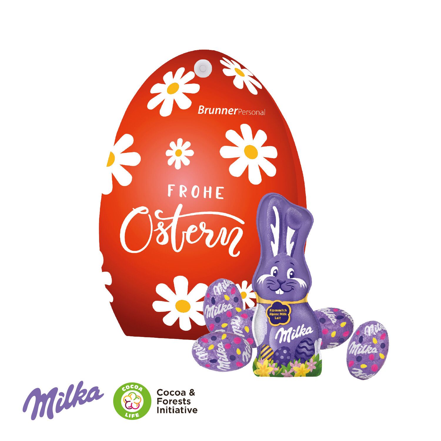 Werbe-Osterei mit Milka Schokoladenmischung-592