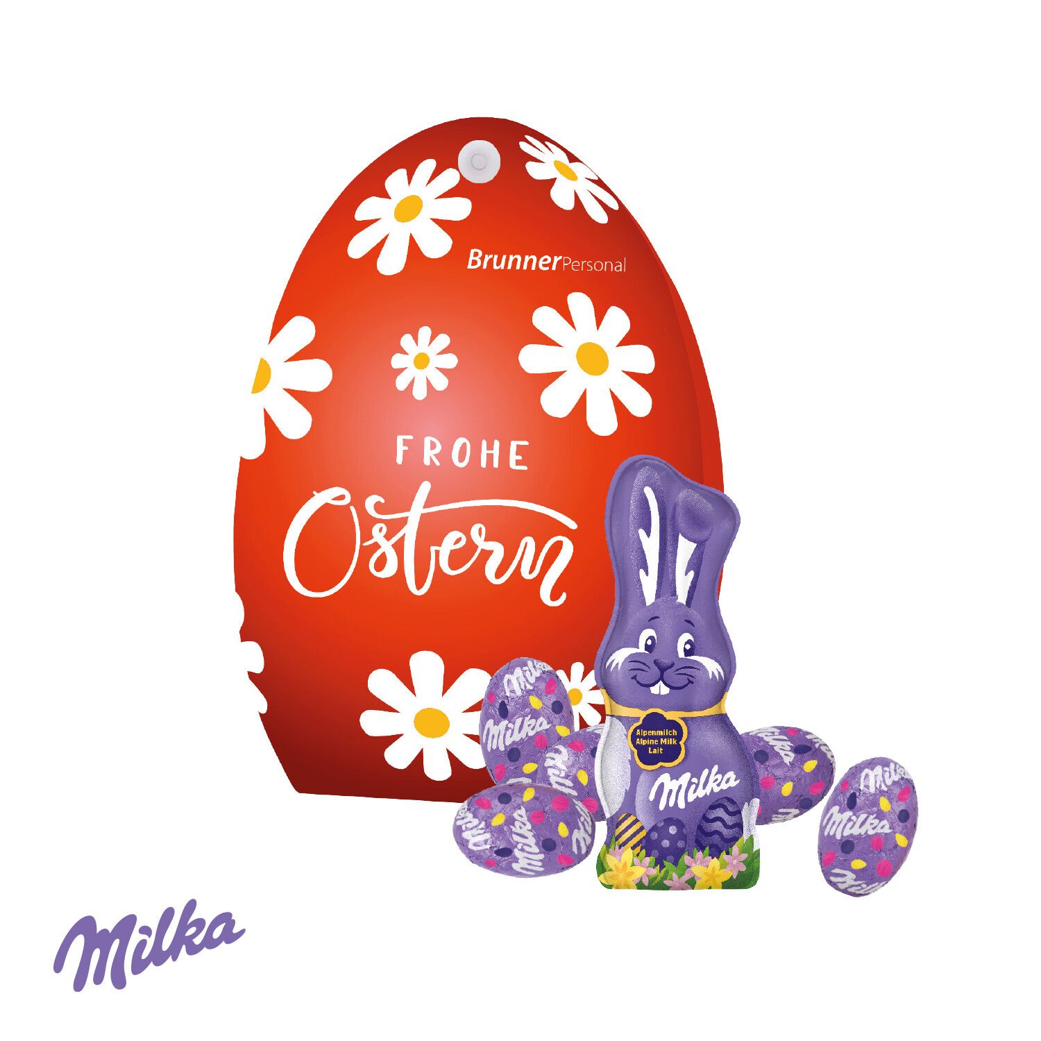Werbe-Osterei mit Milka Schokoladenmischung-592