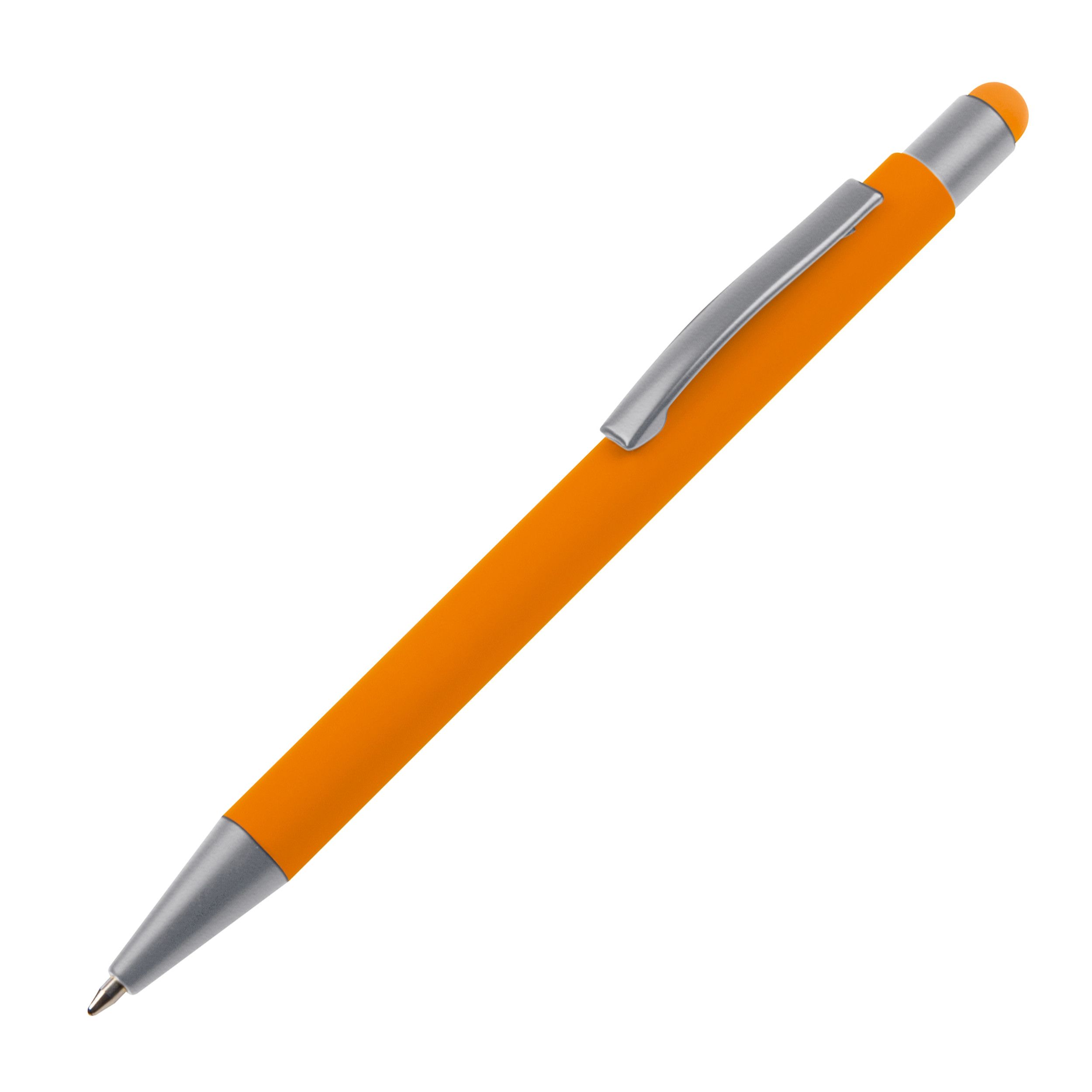 Metall Kugelschreiber mit Touch-Pen Salt Lake City - orange-624