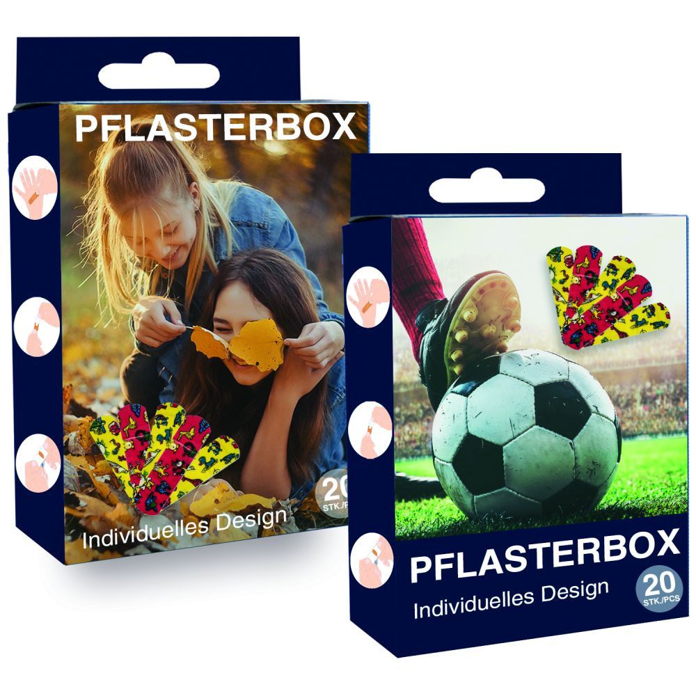 Pflasterschachtel mit Euroloch - mit 20 ACTIOMEDIC® Kinderpflastern-437