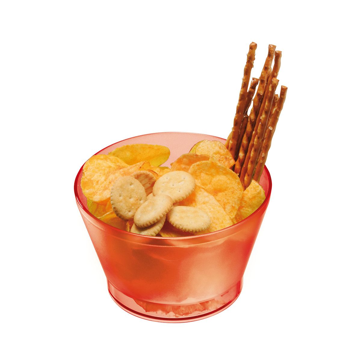 Snack- und Müslischale (600 ml) - gefrostet rot-105