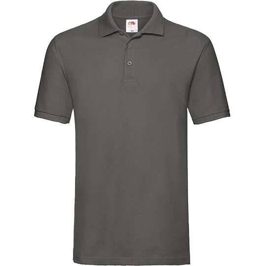 Premium Polo - light graphite solid-253