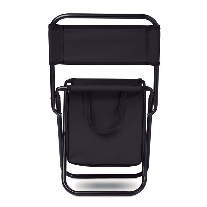 Klappstuhl mit Kühltasche SIT & DRINK - schwarz-287