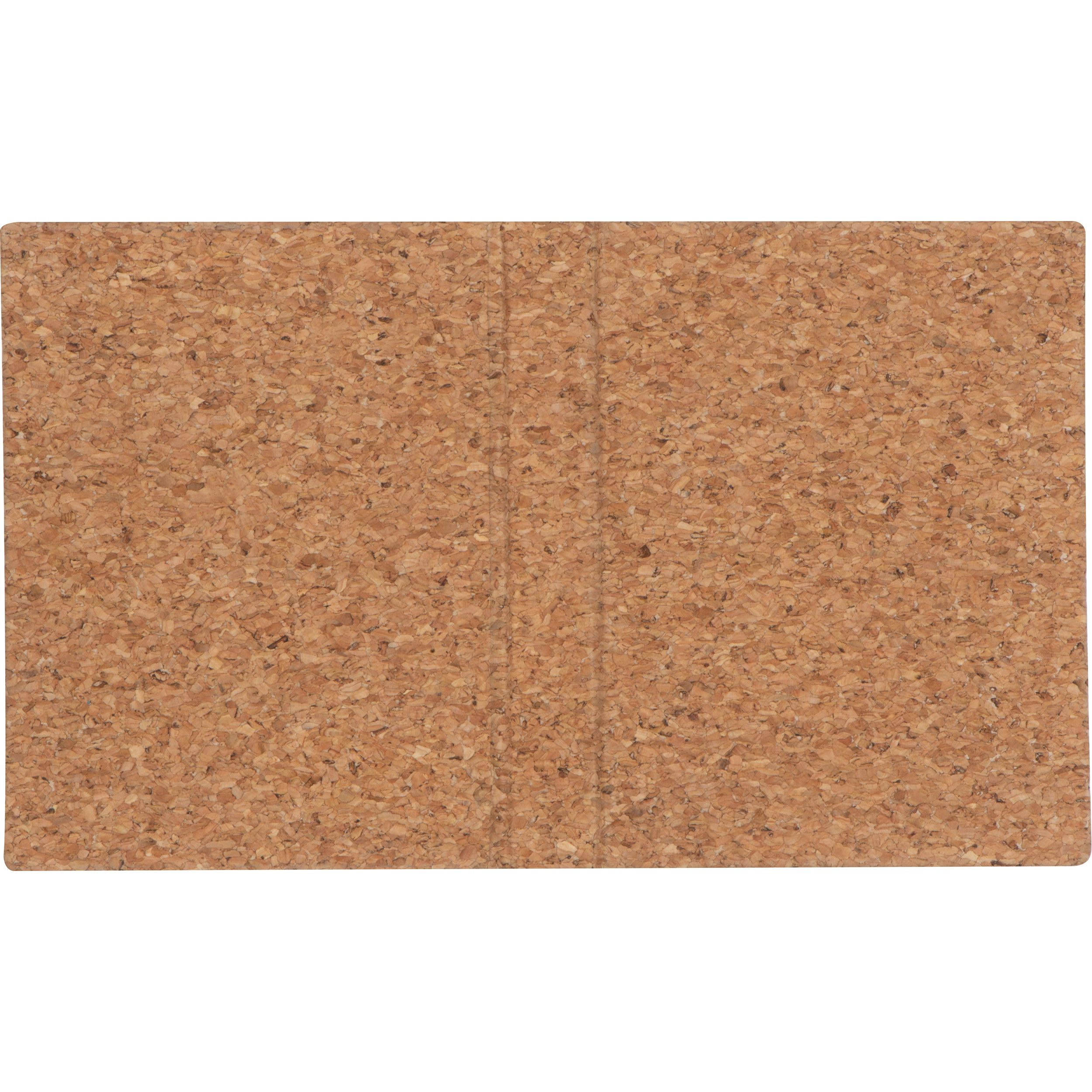 Haftmarker- und Haftnotizbuch mit Korkumschlag - beige-64