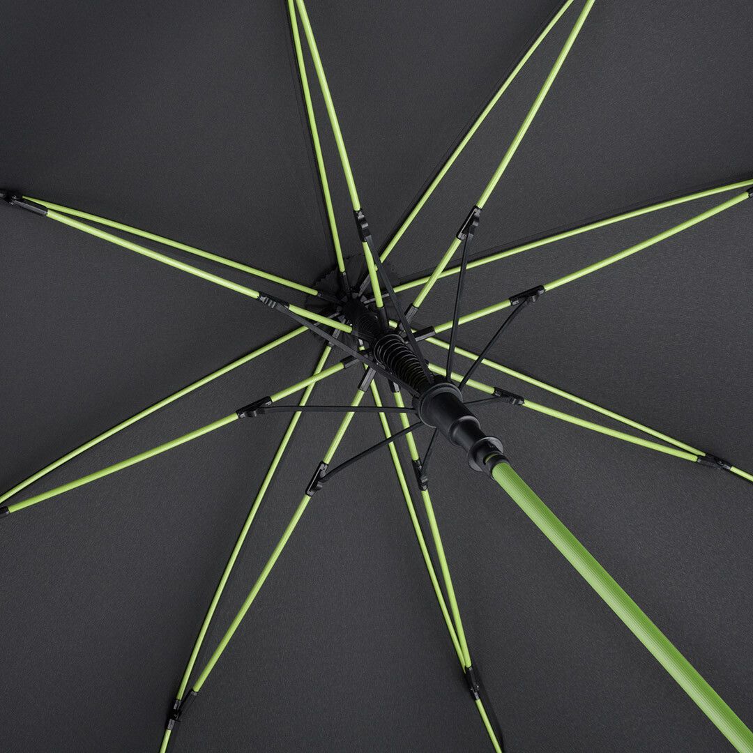 AC-Gästeschirm FARE® Style Ø130 cm - schwarz - limette-934