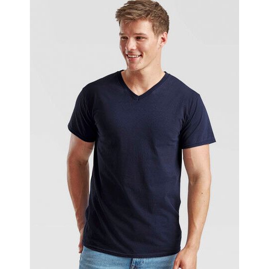 Valueweight V-Neck T - dark grey heather-938