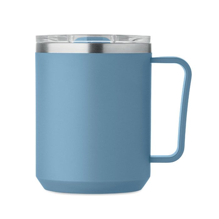 Doppelwandiger Becher 400ml COCOA - petrol-434