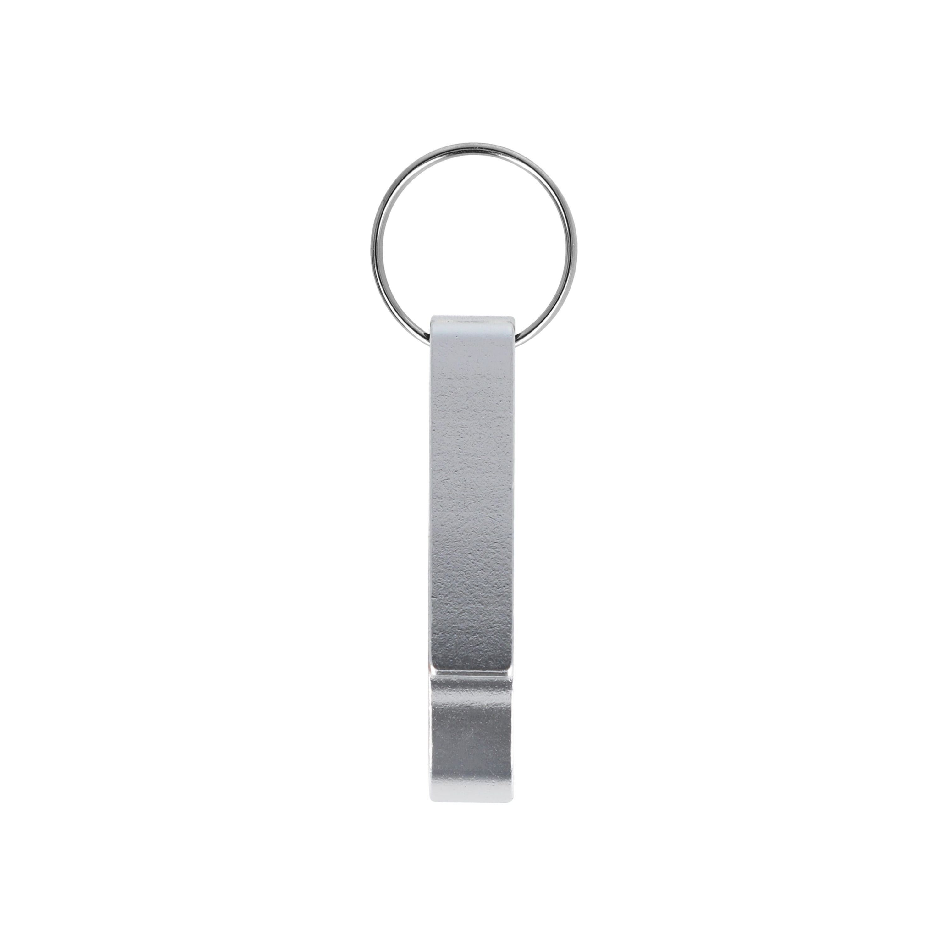 Schlüsselanhänger mit Flaschenöffner - silber-592