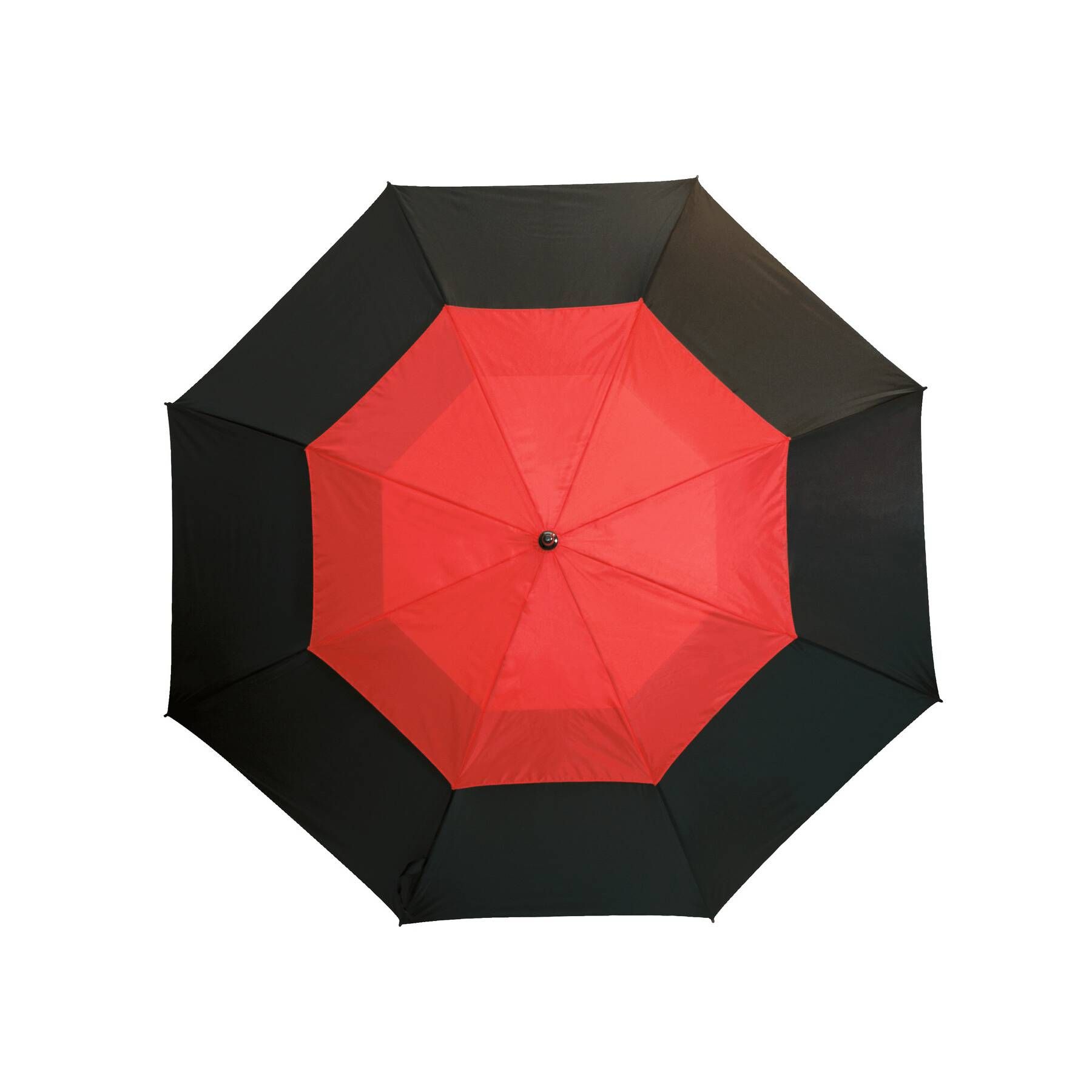 Fiberglas-Golfschirm MONSUN - rot - schwarz-434