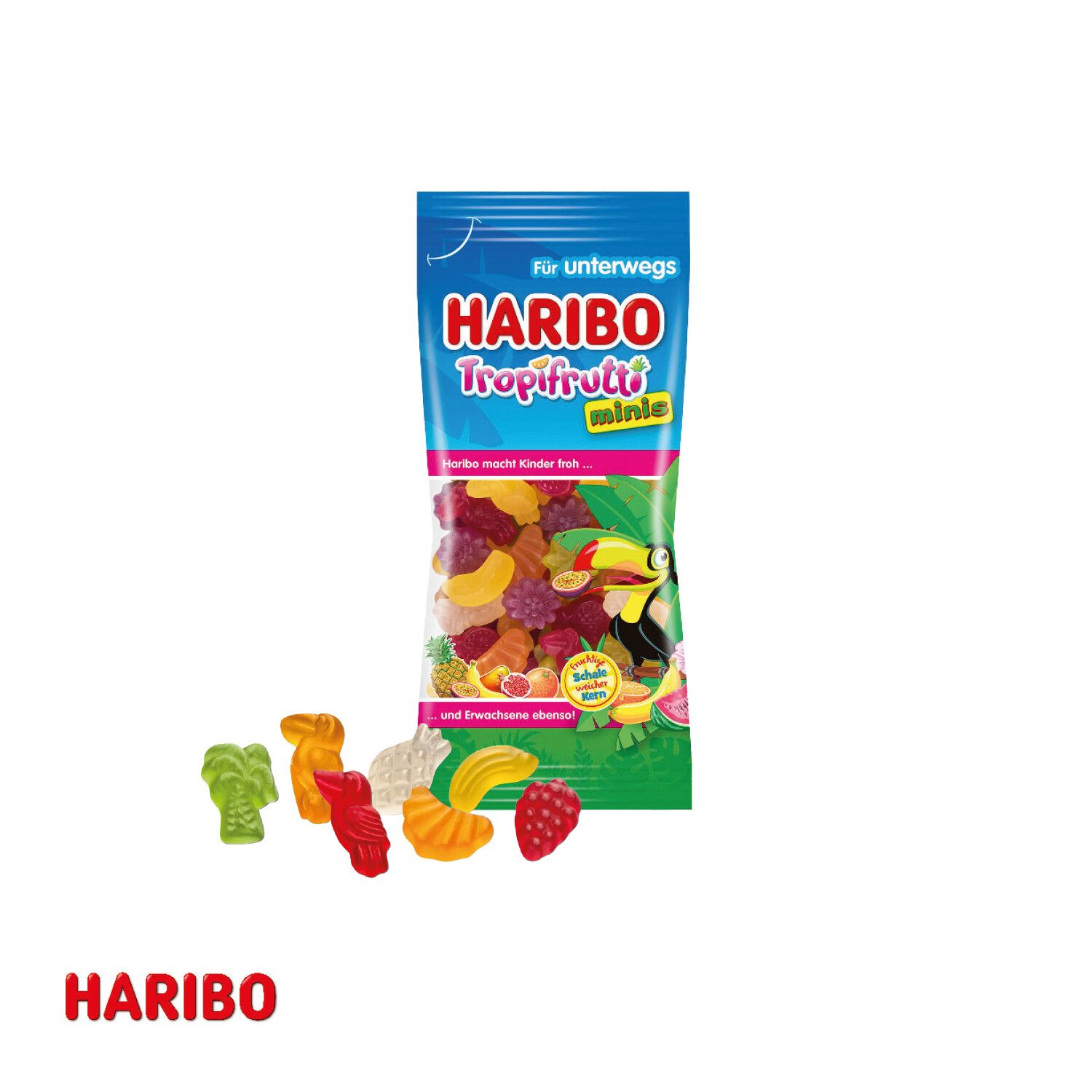 Haribo Tropifrutti im Werbeschuber 75g-450