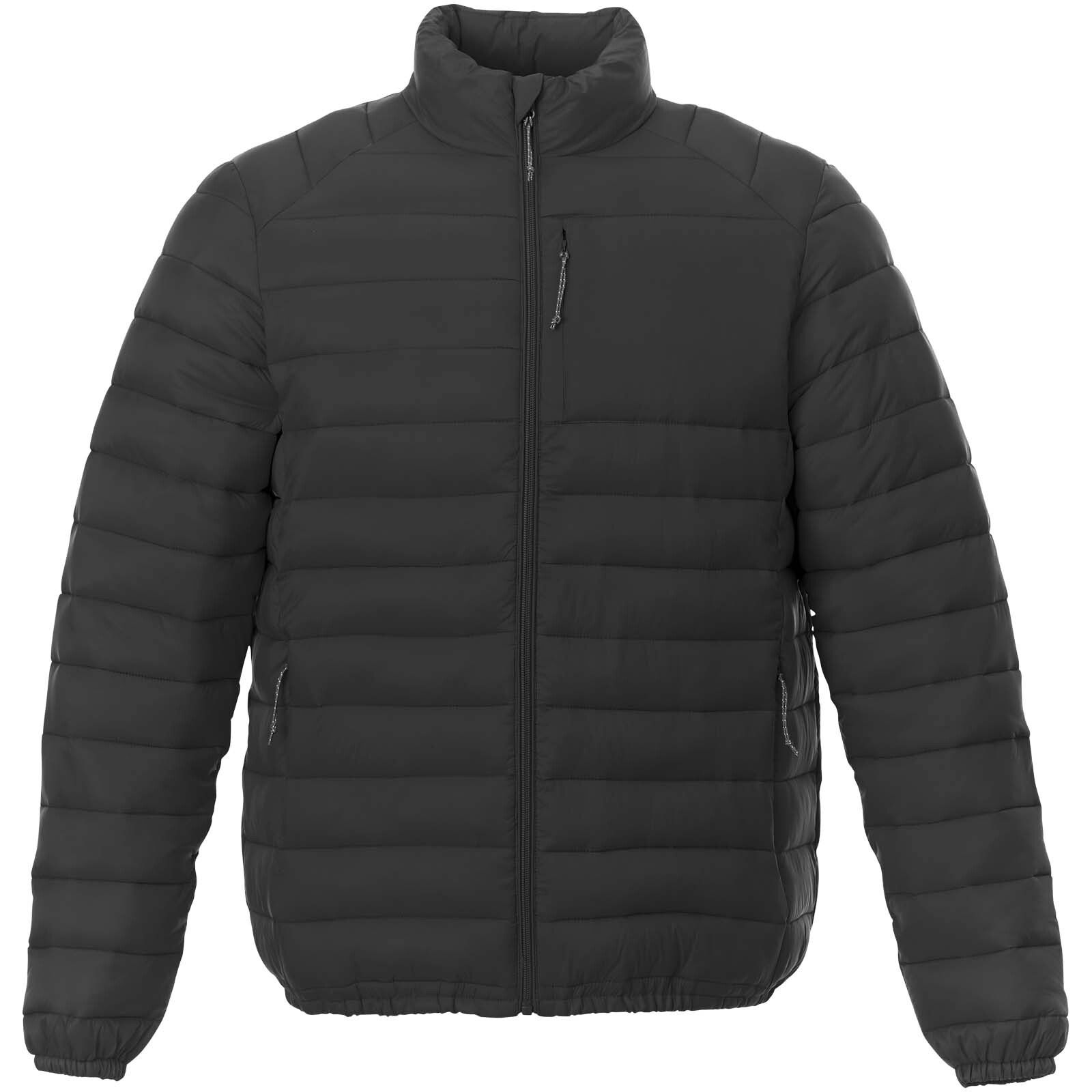 Athenas recycelte wattierte Jacke für Herren - schwarz - XS-389