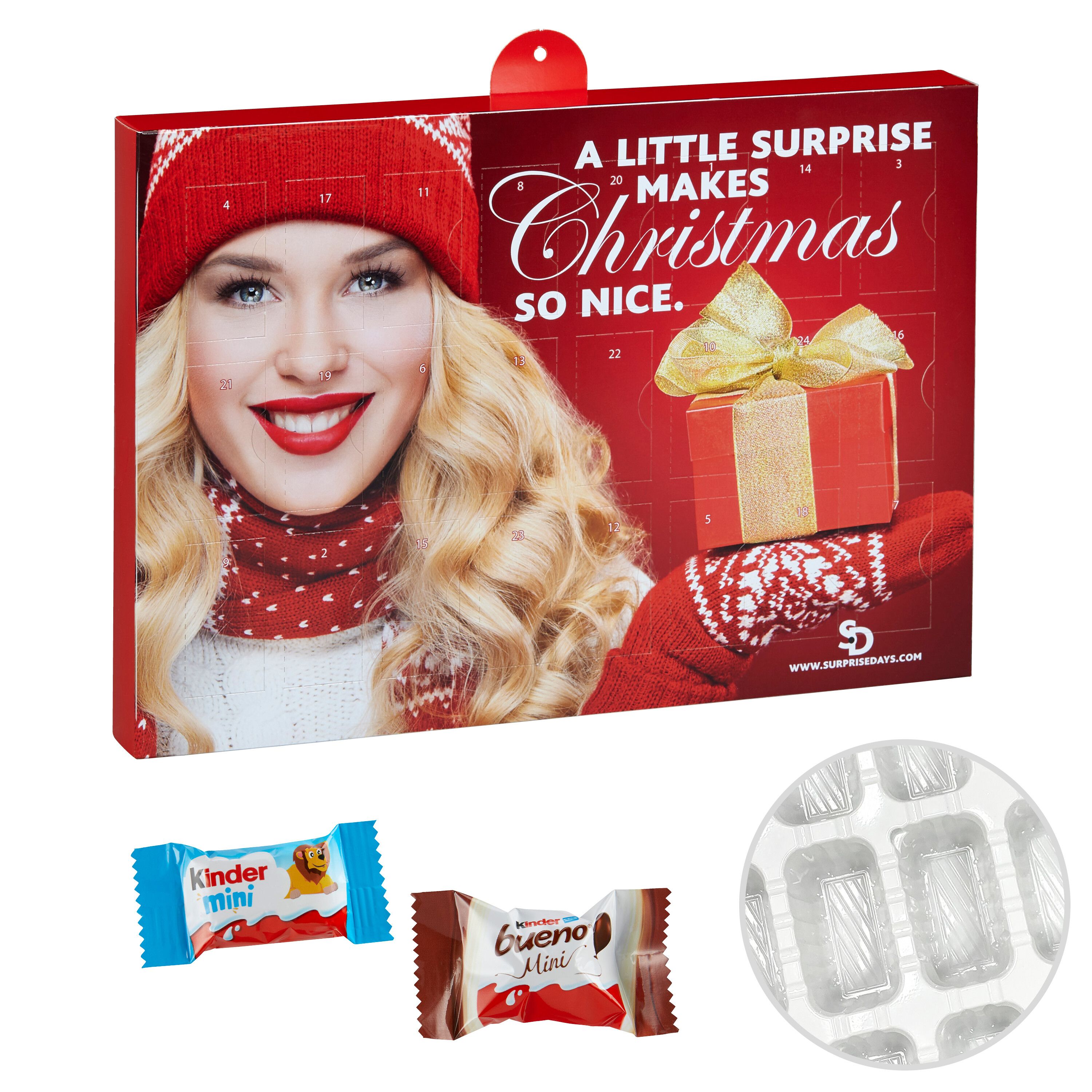 Premium Marken-Adventskalender mit kinder Minis Mix-755
