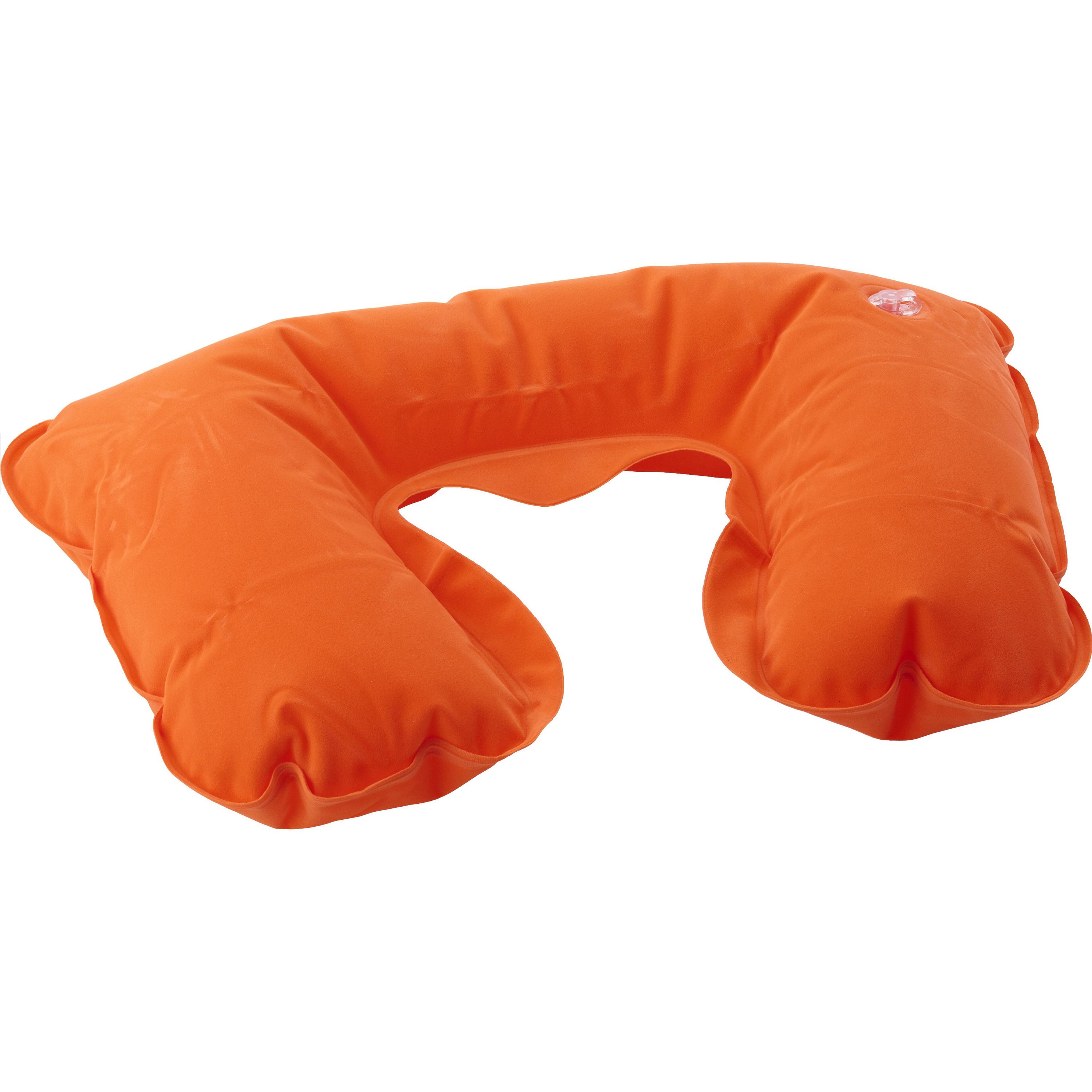 Aufblasbare Nackenstützeinklusive Hülle aus PVC Stanley - orange-307