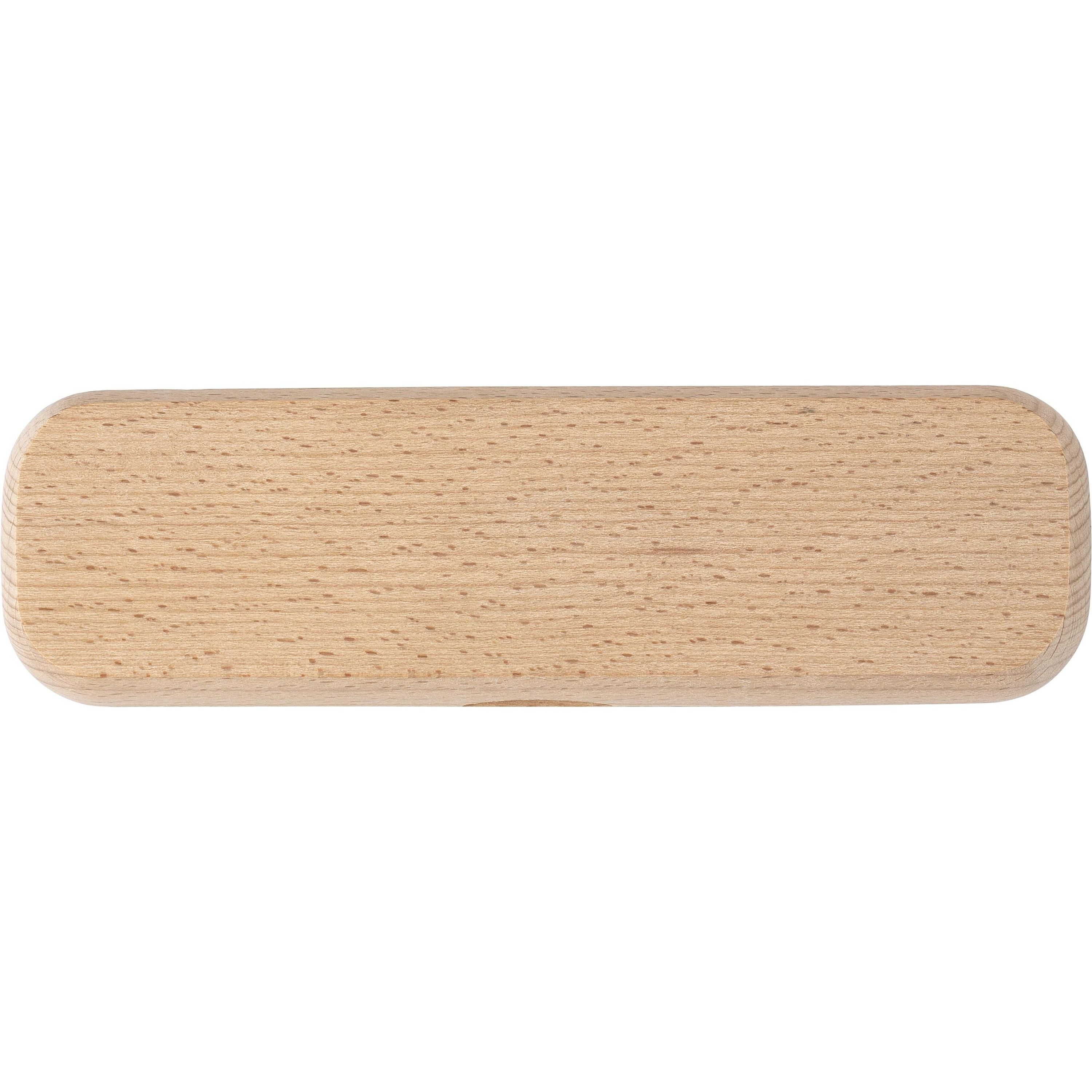 Schreibset aus Buchenholz Oliviero - braun-107