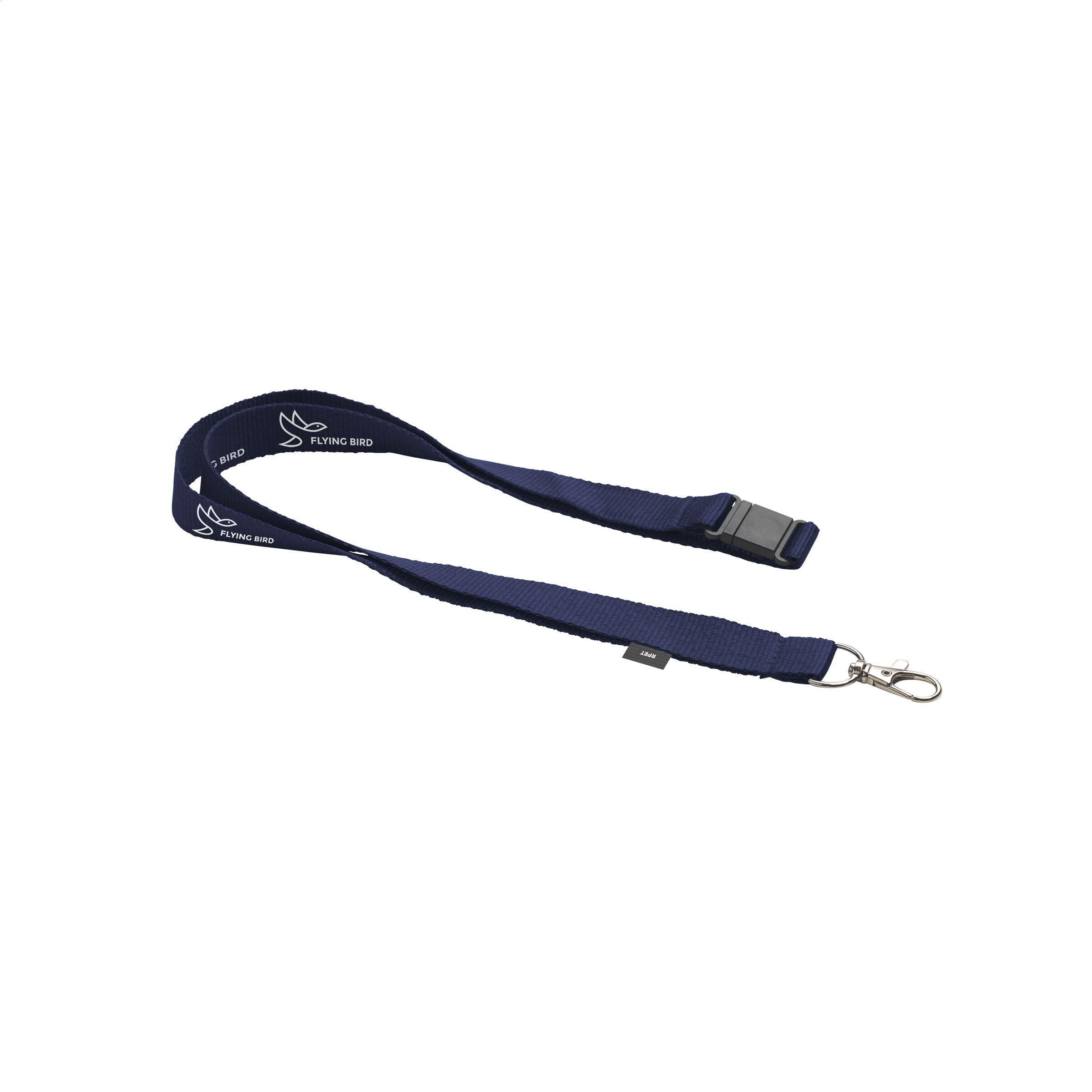 Lanyard Safety GRS RPET 2 cm Schlüsselband - marineblau-158