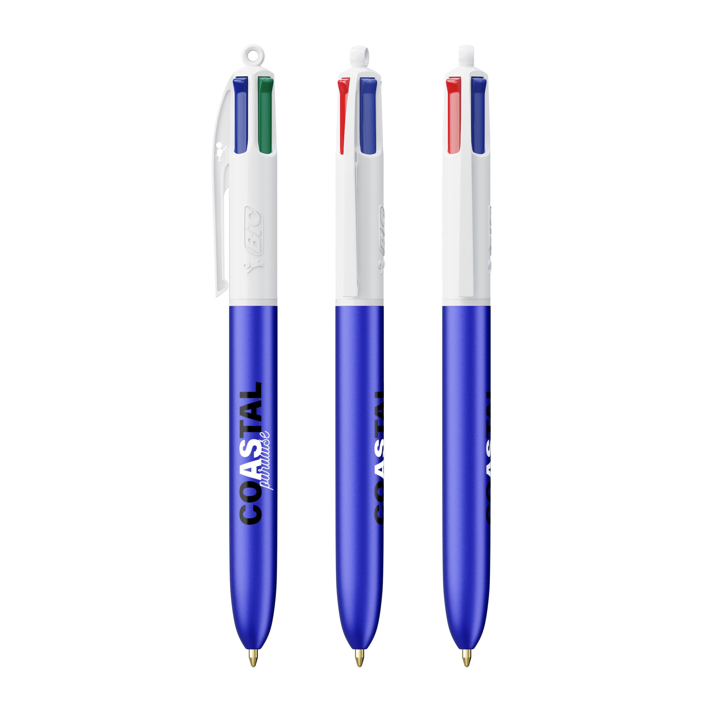BIC® 4 Colours® Glacé - blau - weiß-566