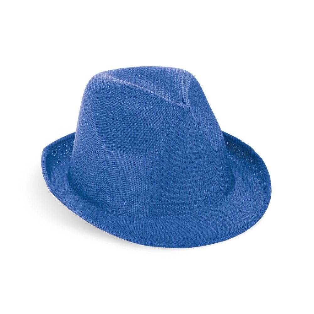 MANOLO Hut aus PP - königsblau-820