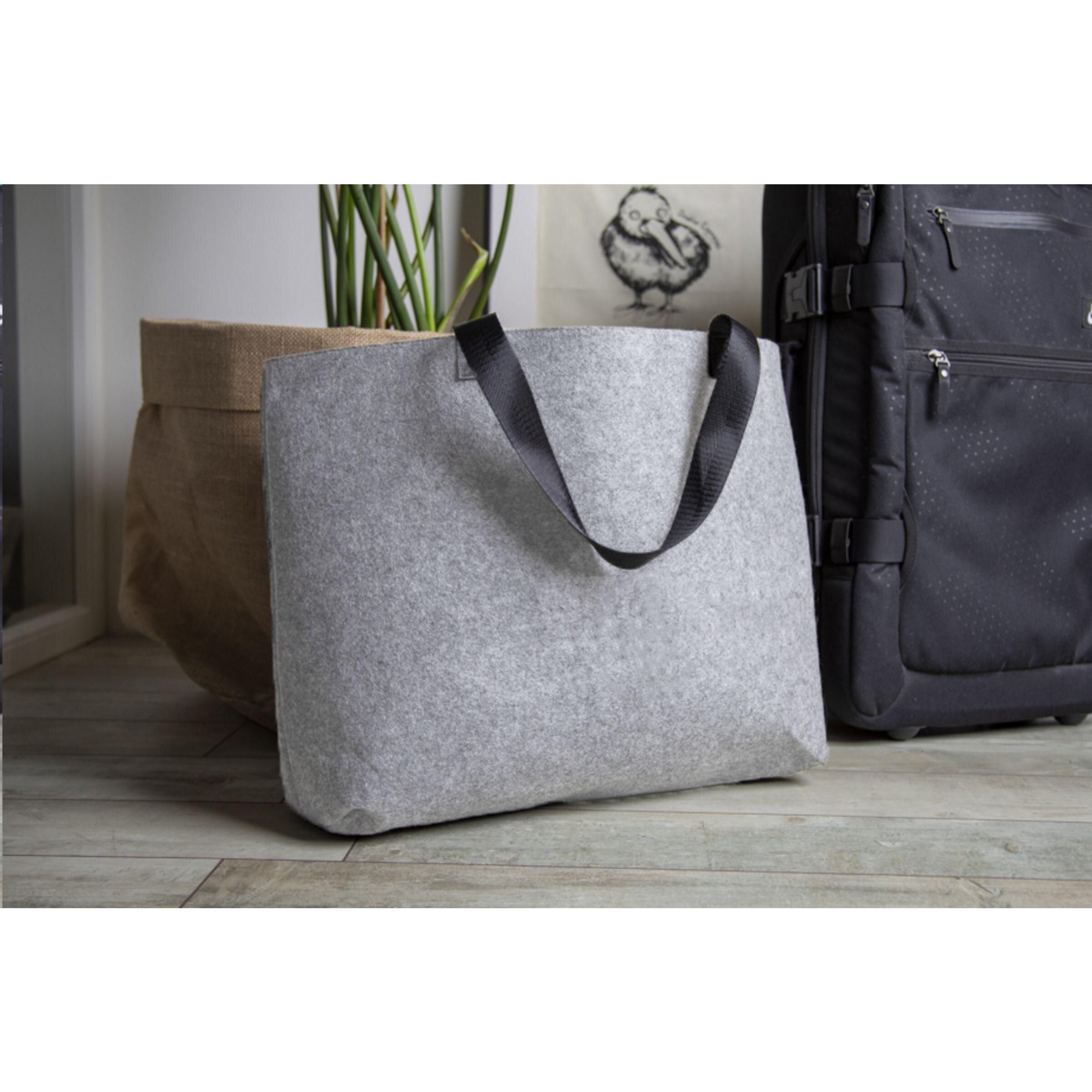 GRS RPET Felt Shoulder Bag Schultertasche - grau-23