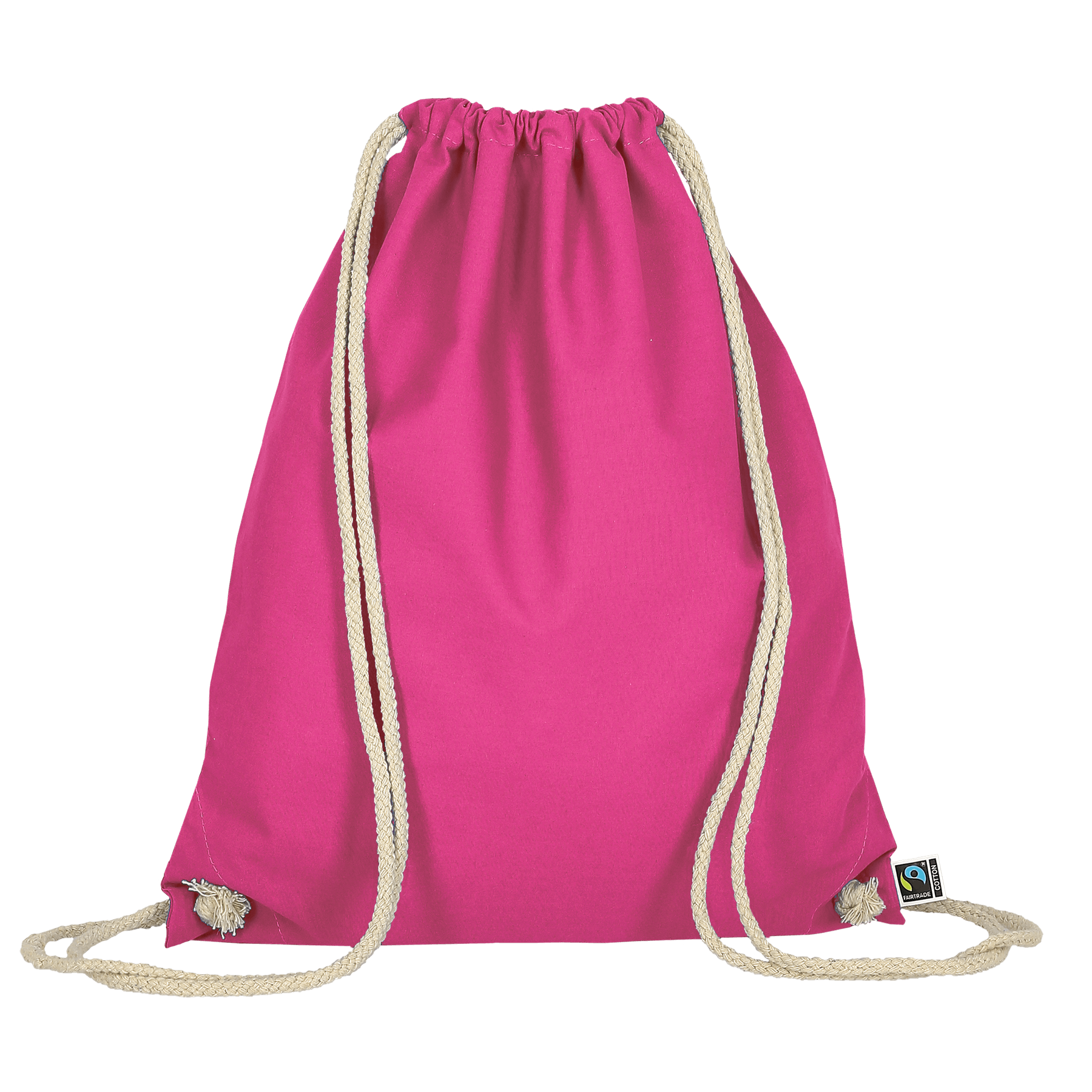 Turnbeutel Fairtrade-Baumwolle - pink-701