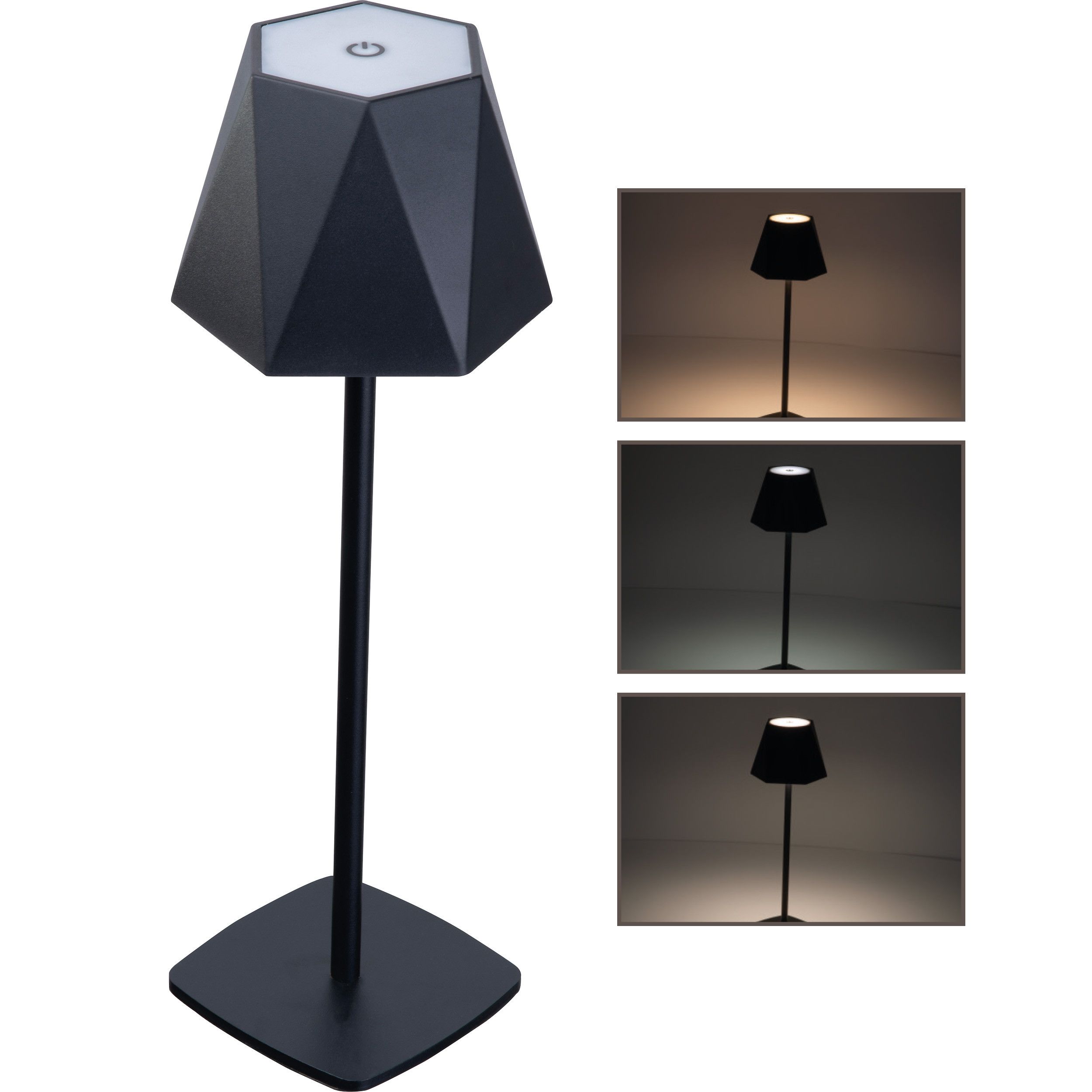 Tischlampe Blackburn - schwarz-206