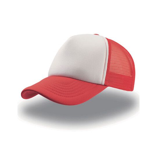 Rapper Cap - white - red - red-889