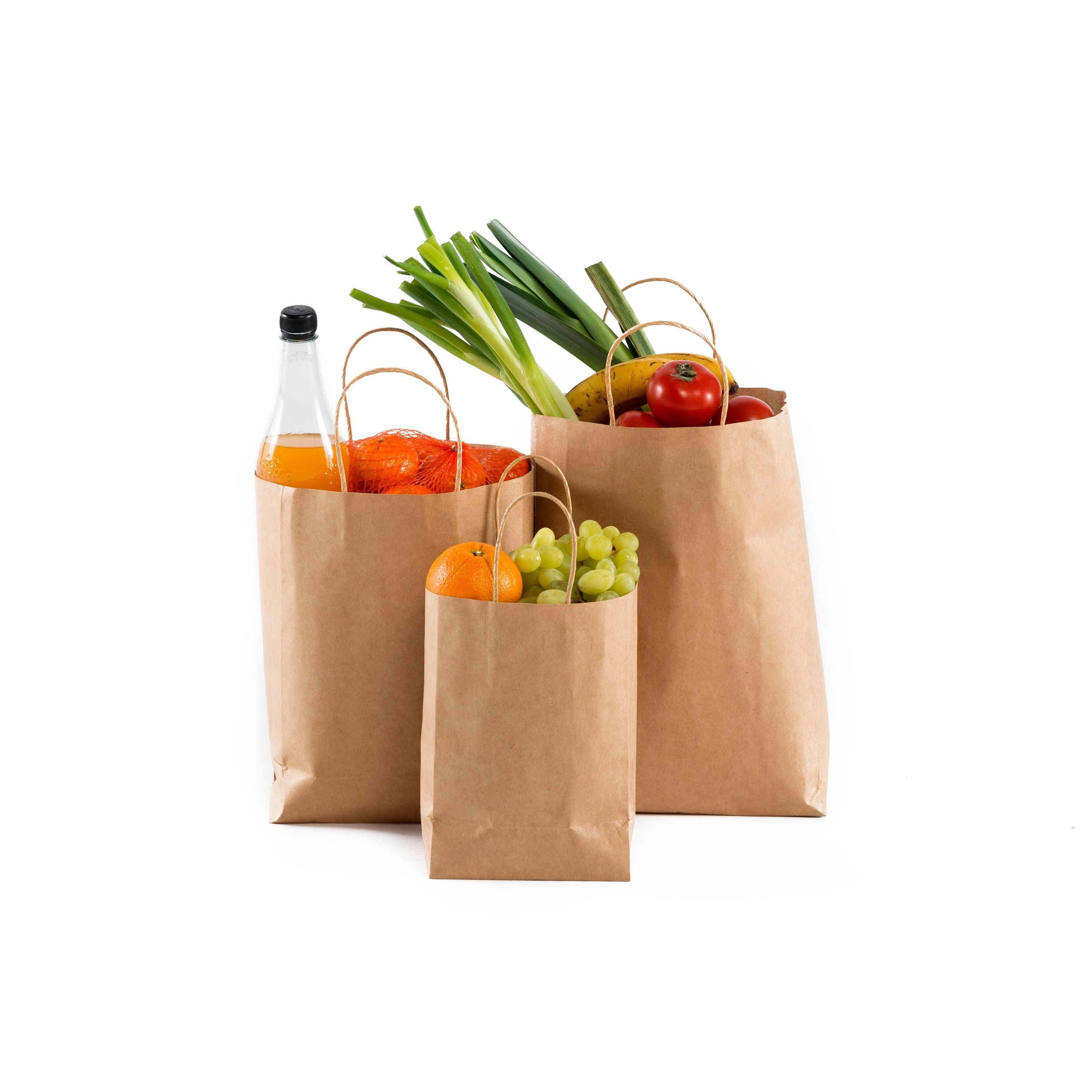 Tragetasche aus recycelten Papier Marina - braun-366