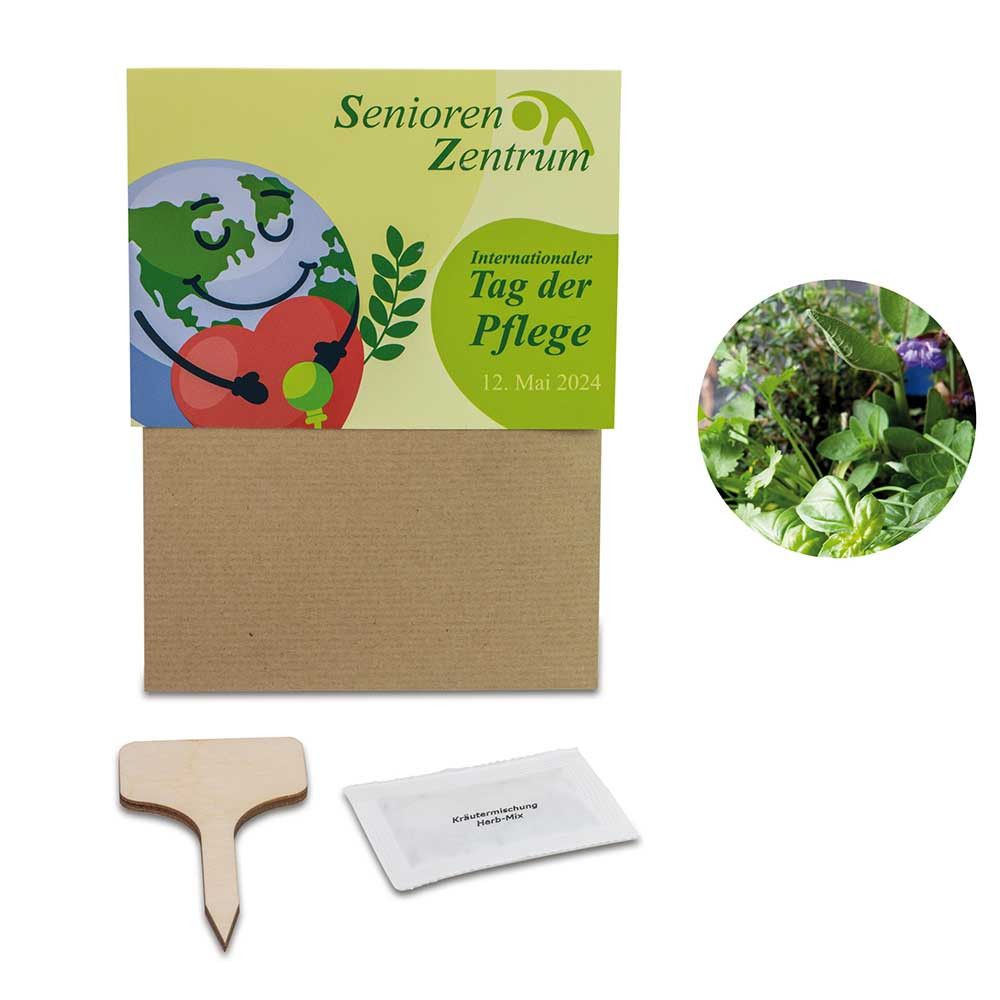 Pflanz-Set - 2er-Set - Kräutermischung / Sommerblumenmischung-69