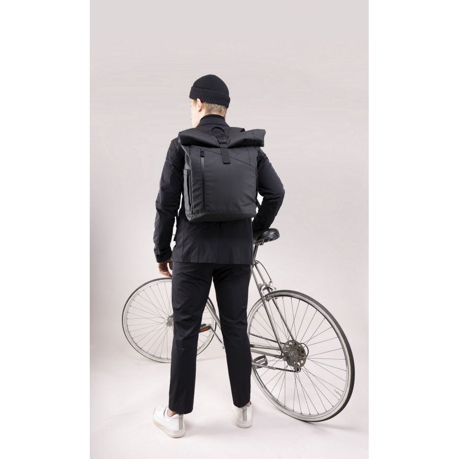 Troika Roll Top Rucksack Troika BLACK ROLL TOP - schwarz-744
