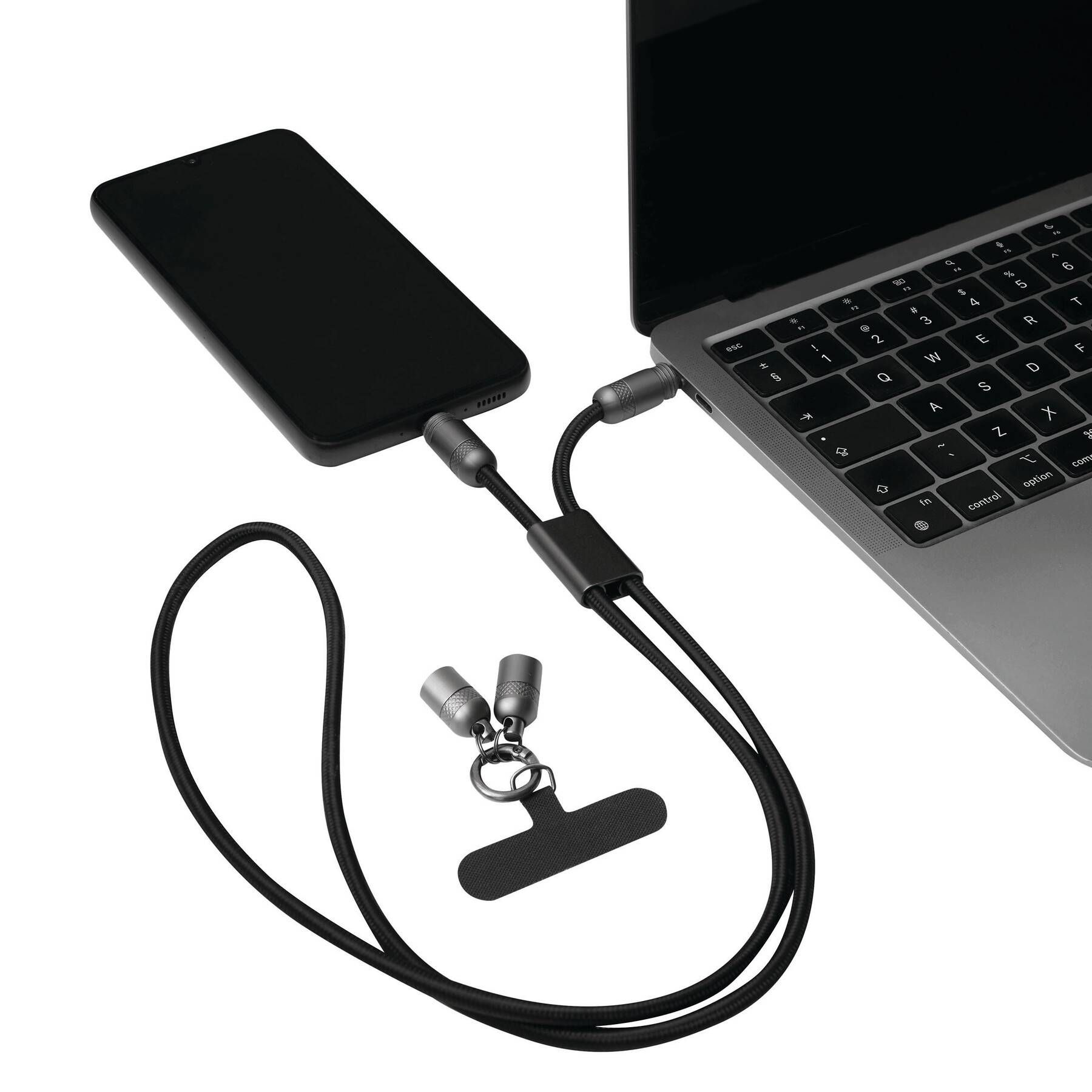 Lade- und Datenkabel LONGCARRY - grau - schwarz-730