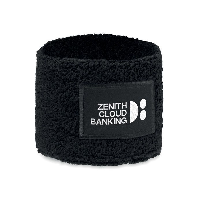 Schweißarmband Polycotton TEKUBI - schwarz-328