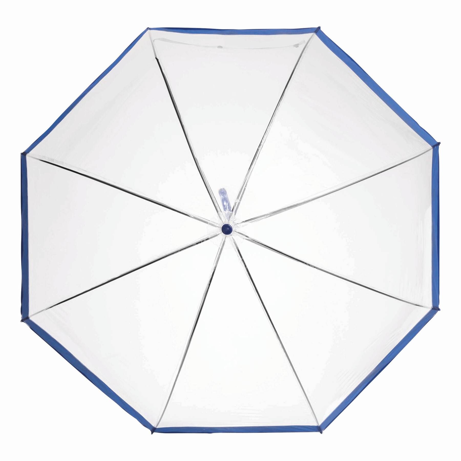 Glockenschirm HONEYMOON - blau - transparent-680