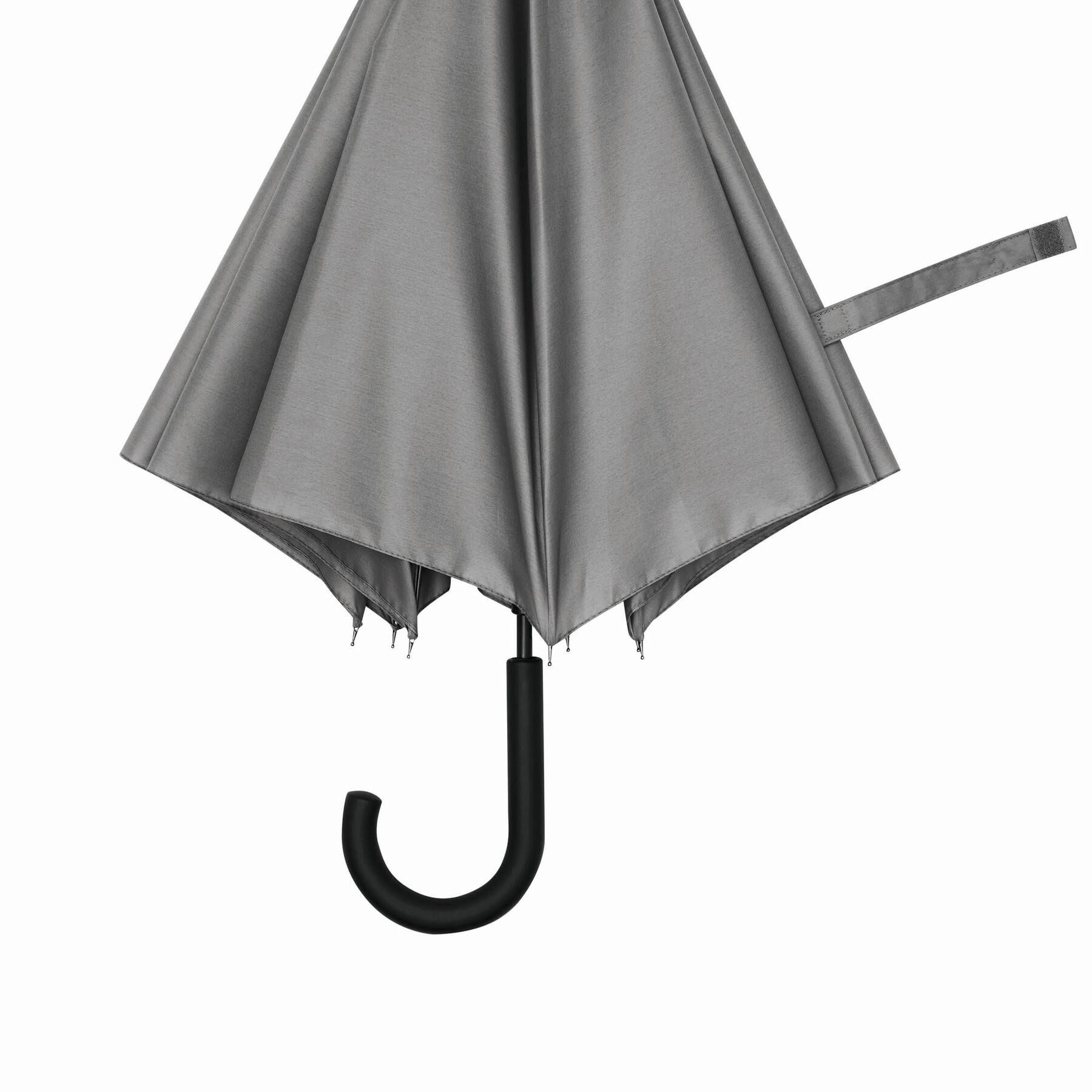 Windproof-Stockschirm WIND - hellgrau-573