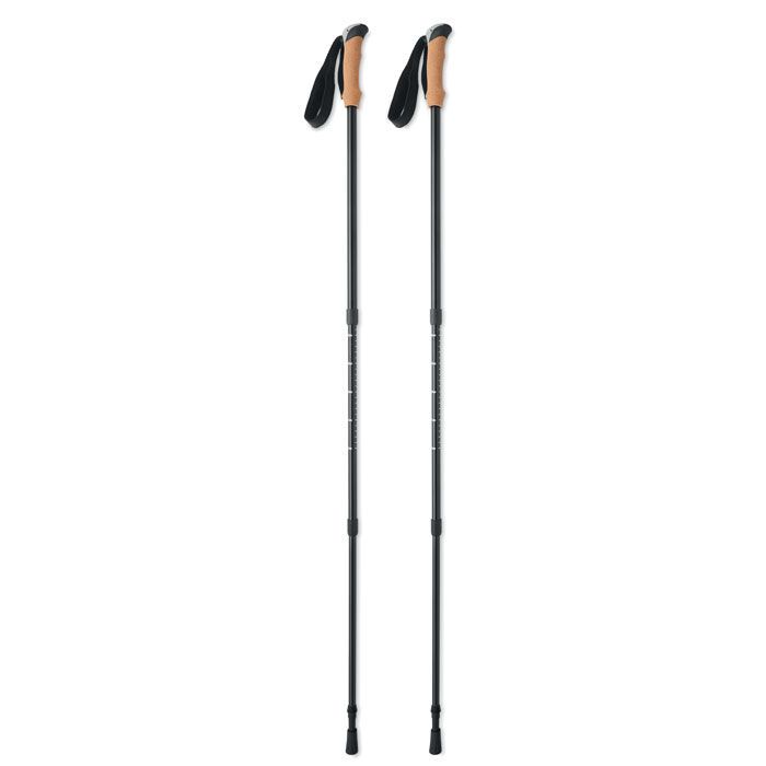 Wanderstöcke Aluminium NOLE - schwarz-328